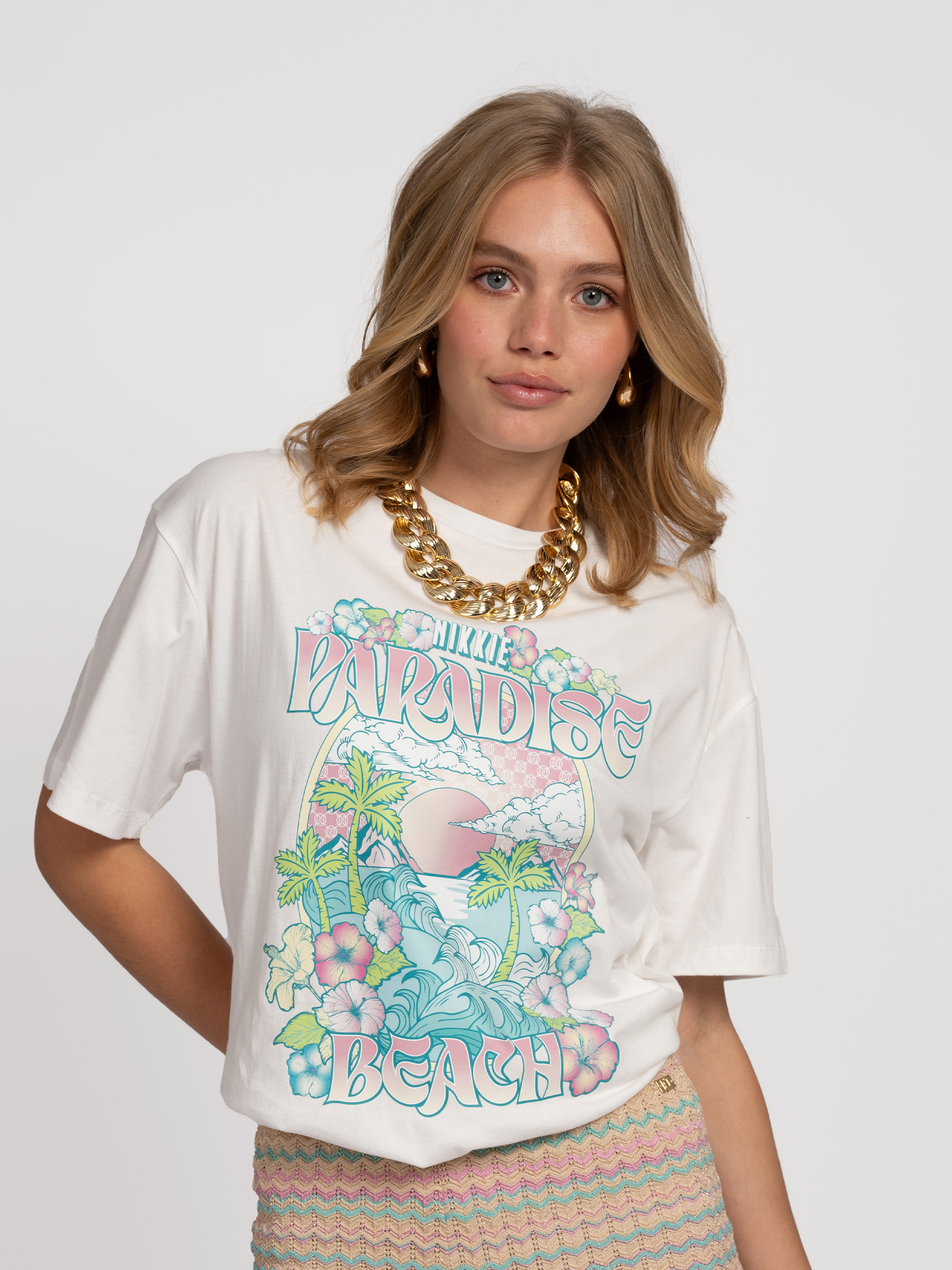T-shirt met grafische opdruk