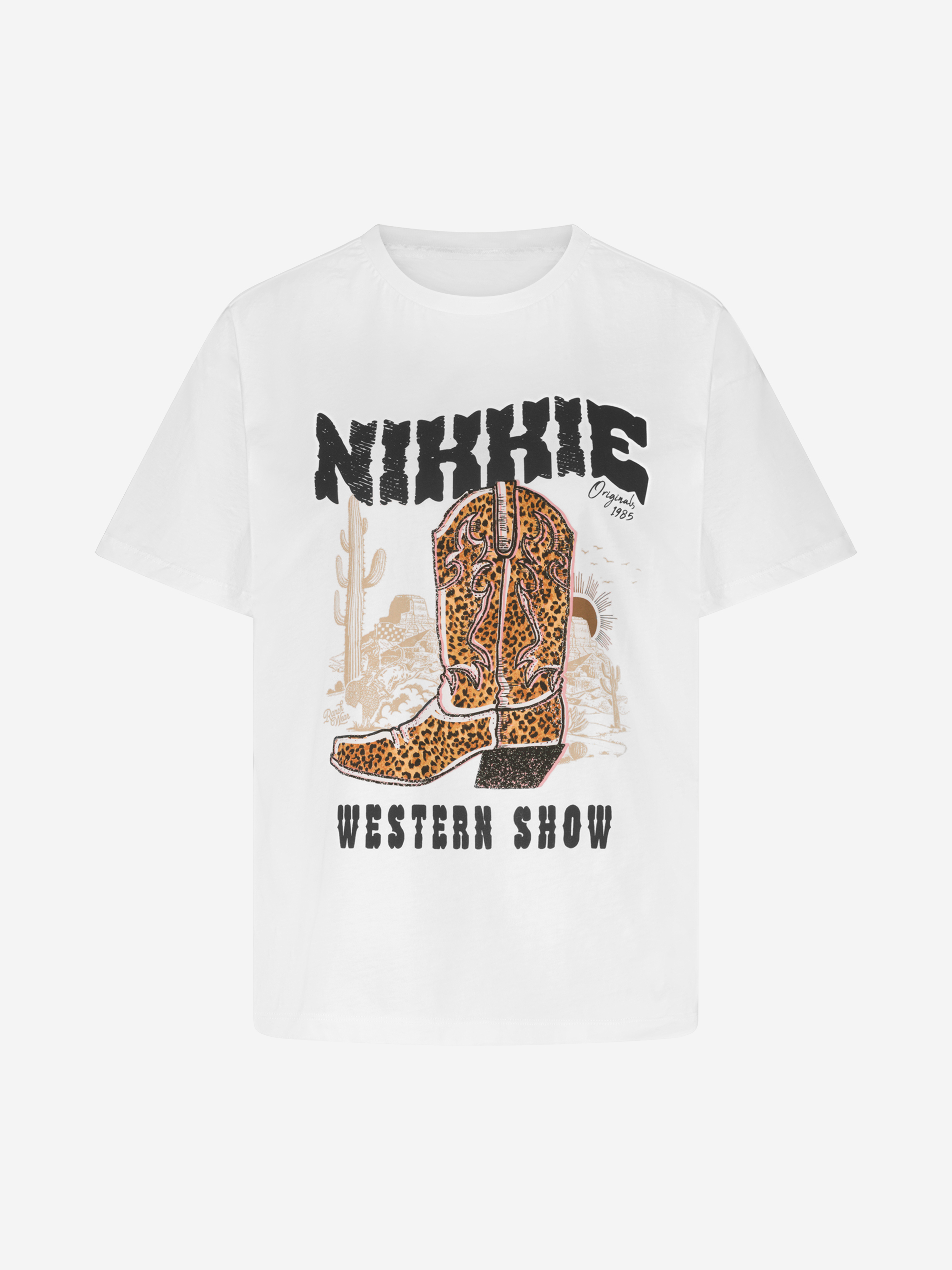 T-shirt with NIKKIE western print
