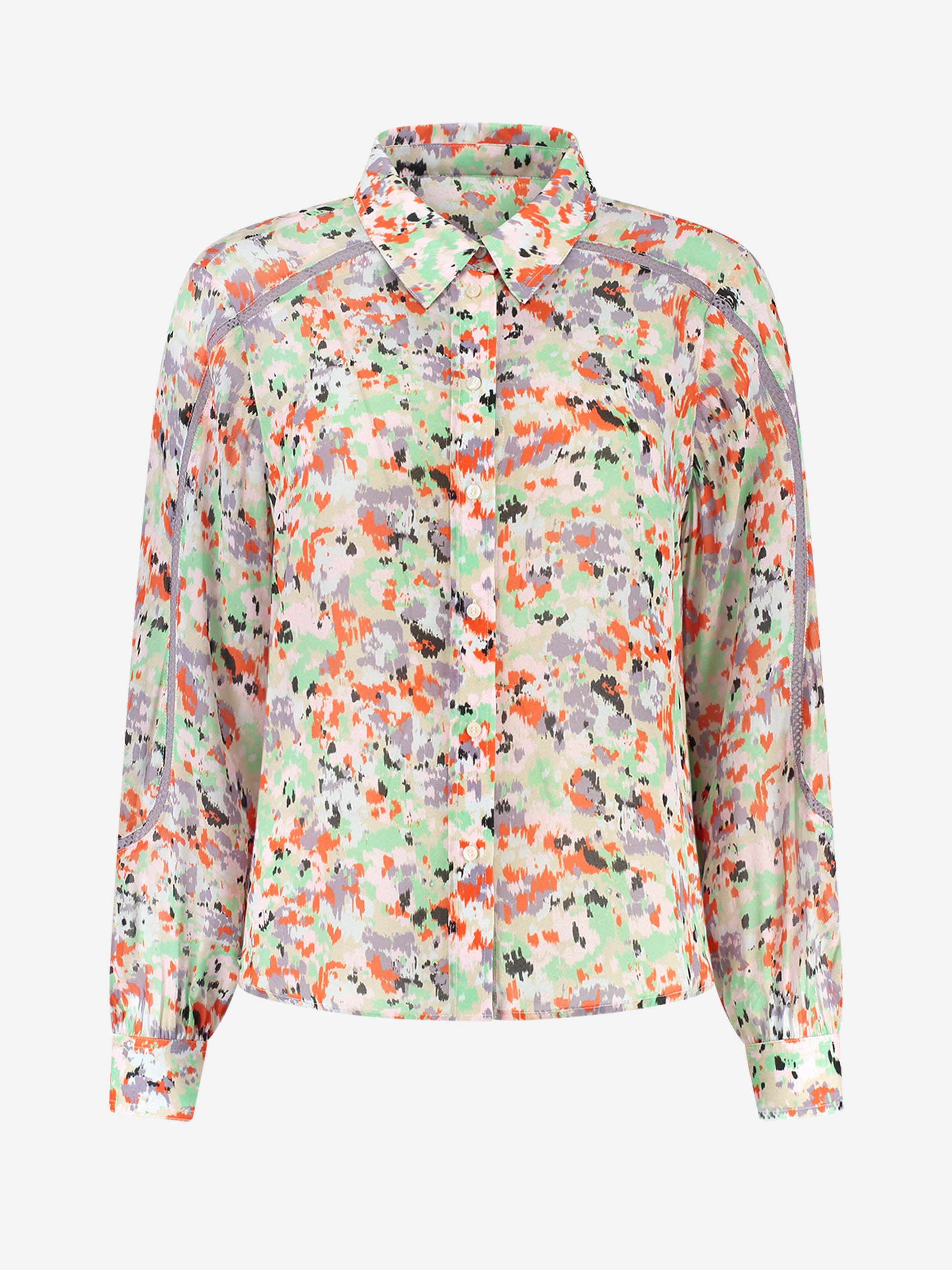 Flower print blouse 