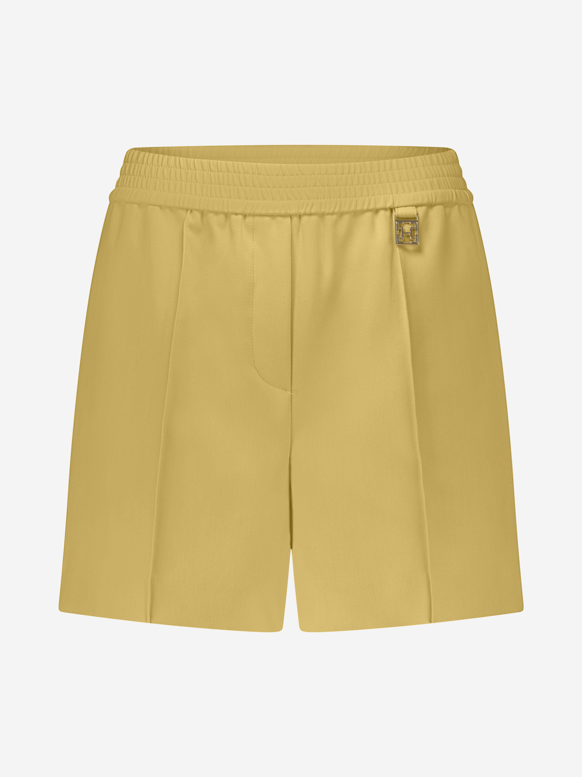 Losvallend short met elastische tailleband en logo