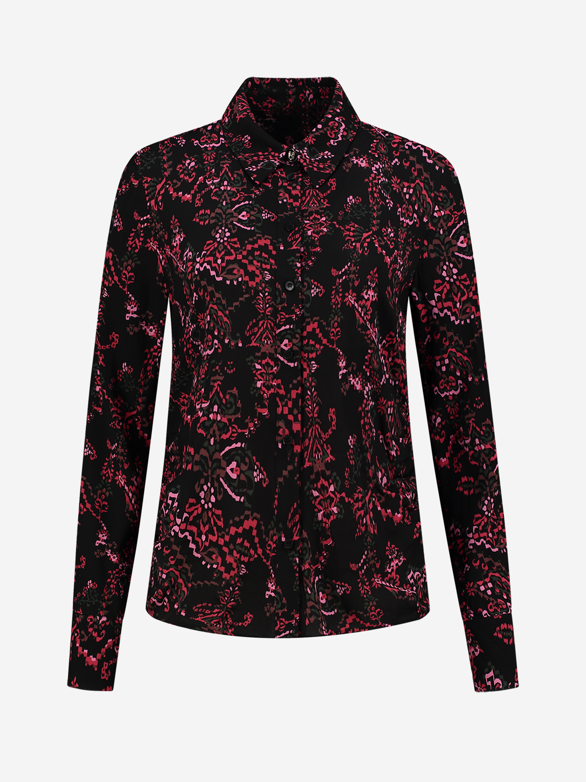 Blouse with flower print