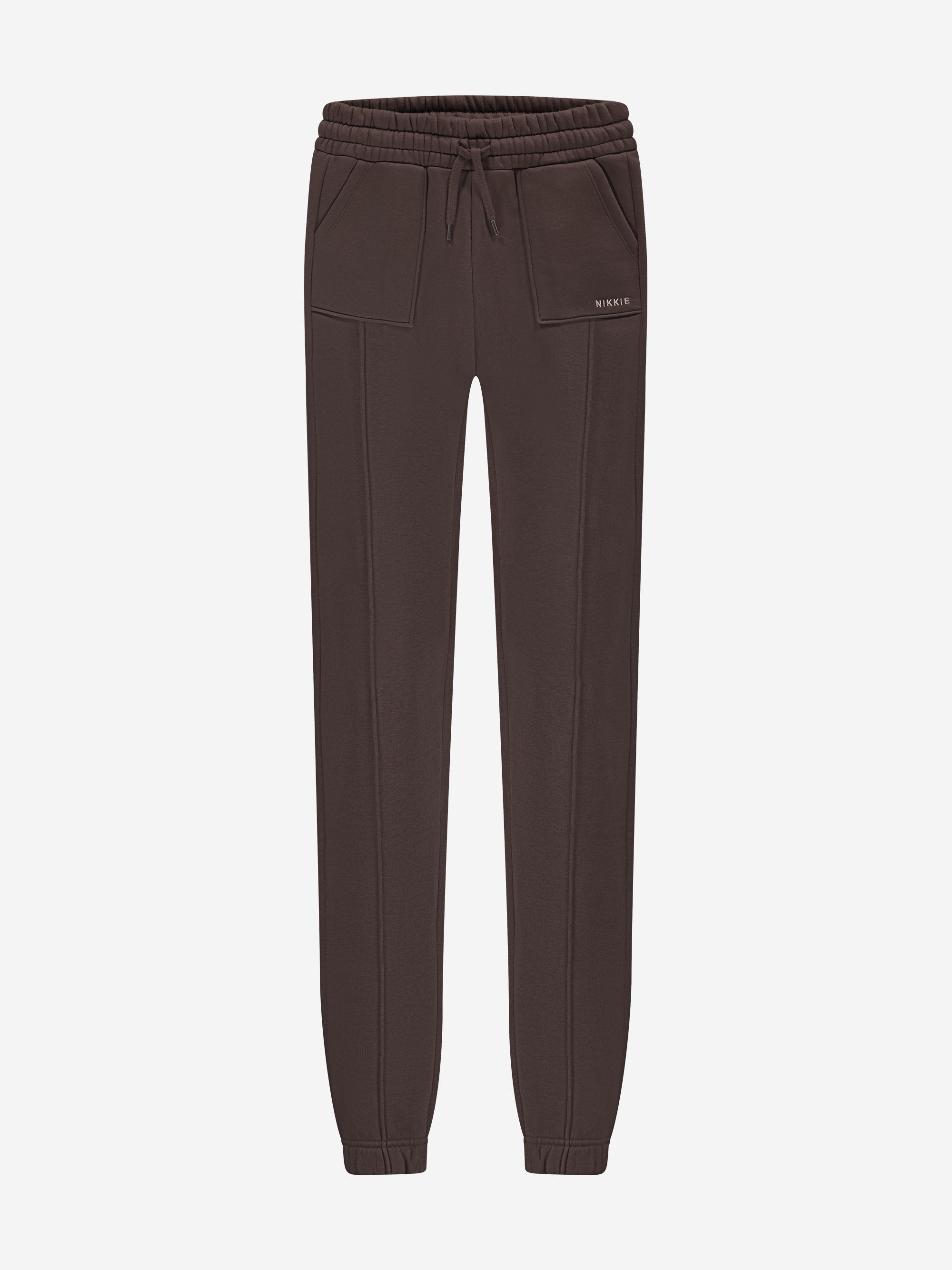 Joggingbroek met elastische tailleband en trekkoord