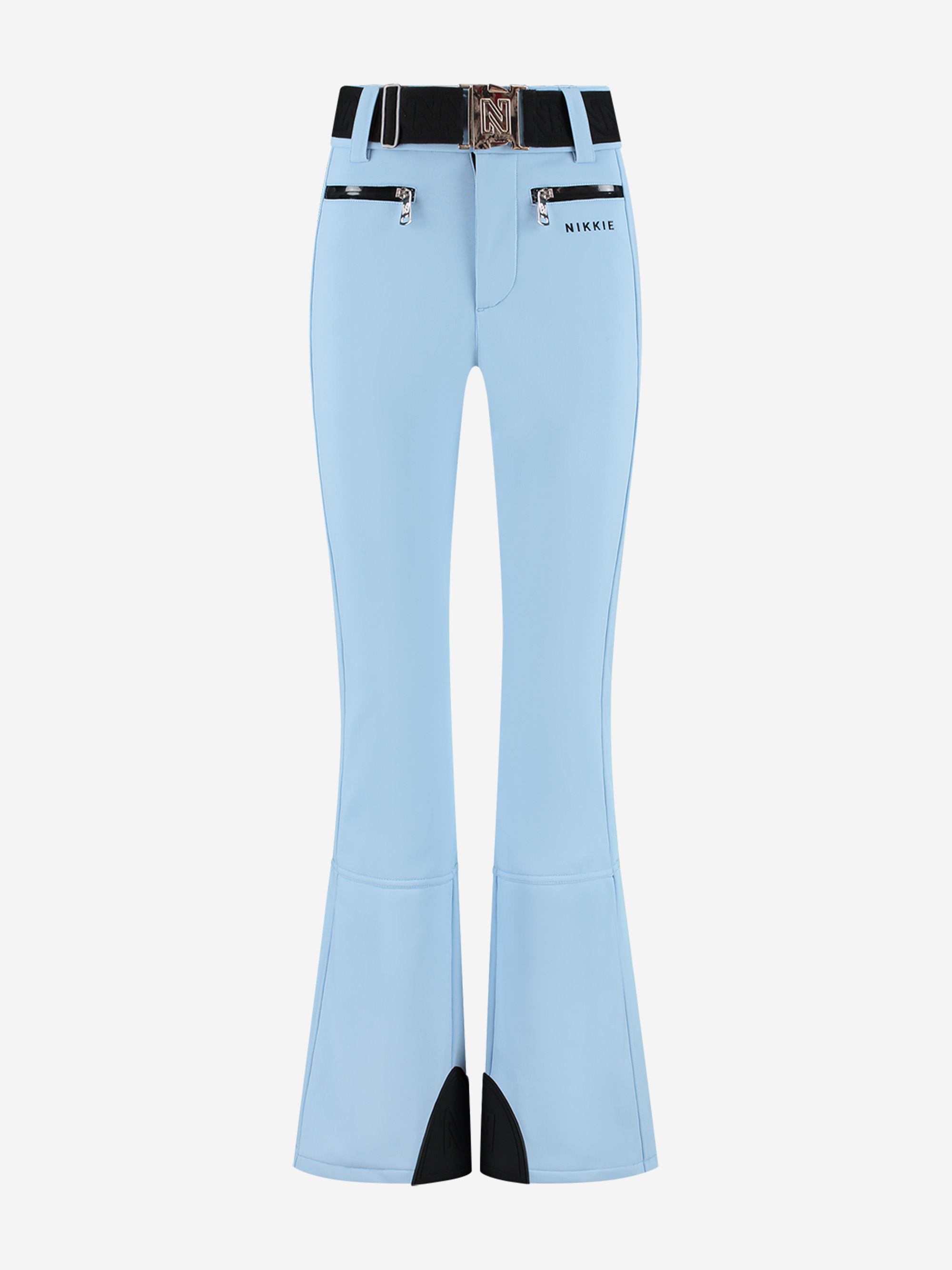 Ski broek met flared pasvorm en verstelbare riem
