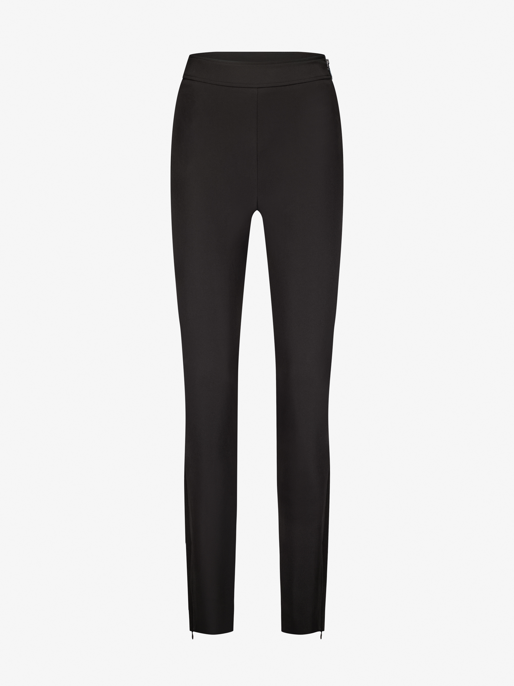 Skinny broek met rits bij enkels