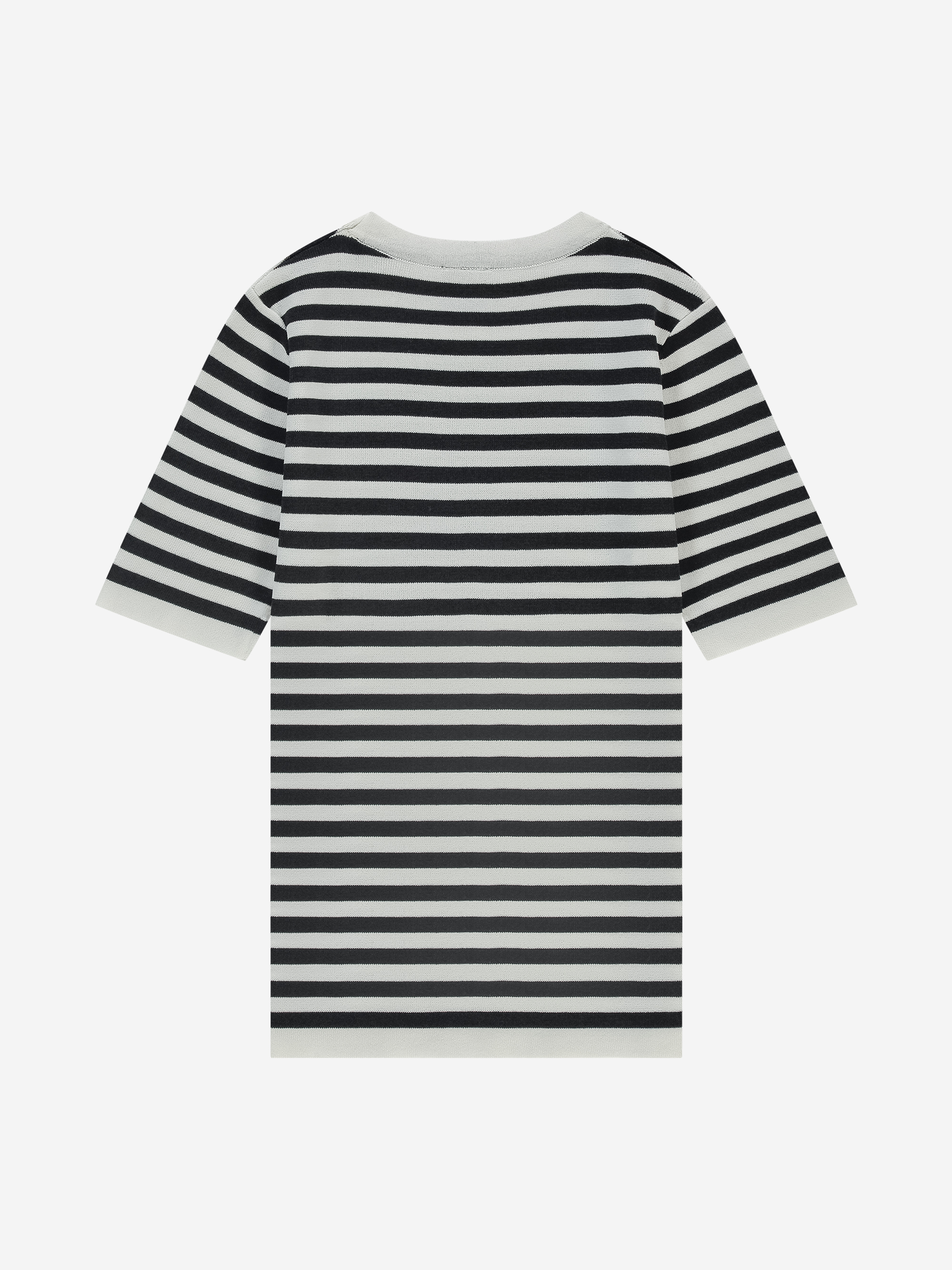 Gestreept T-shirt met subtiel logo