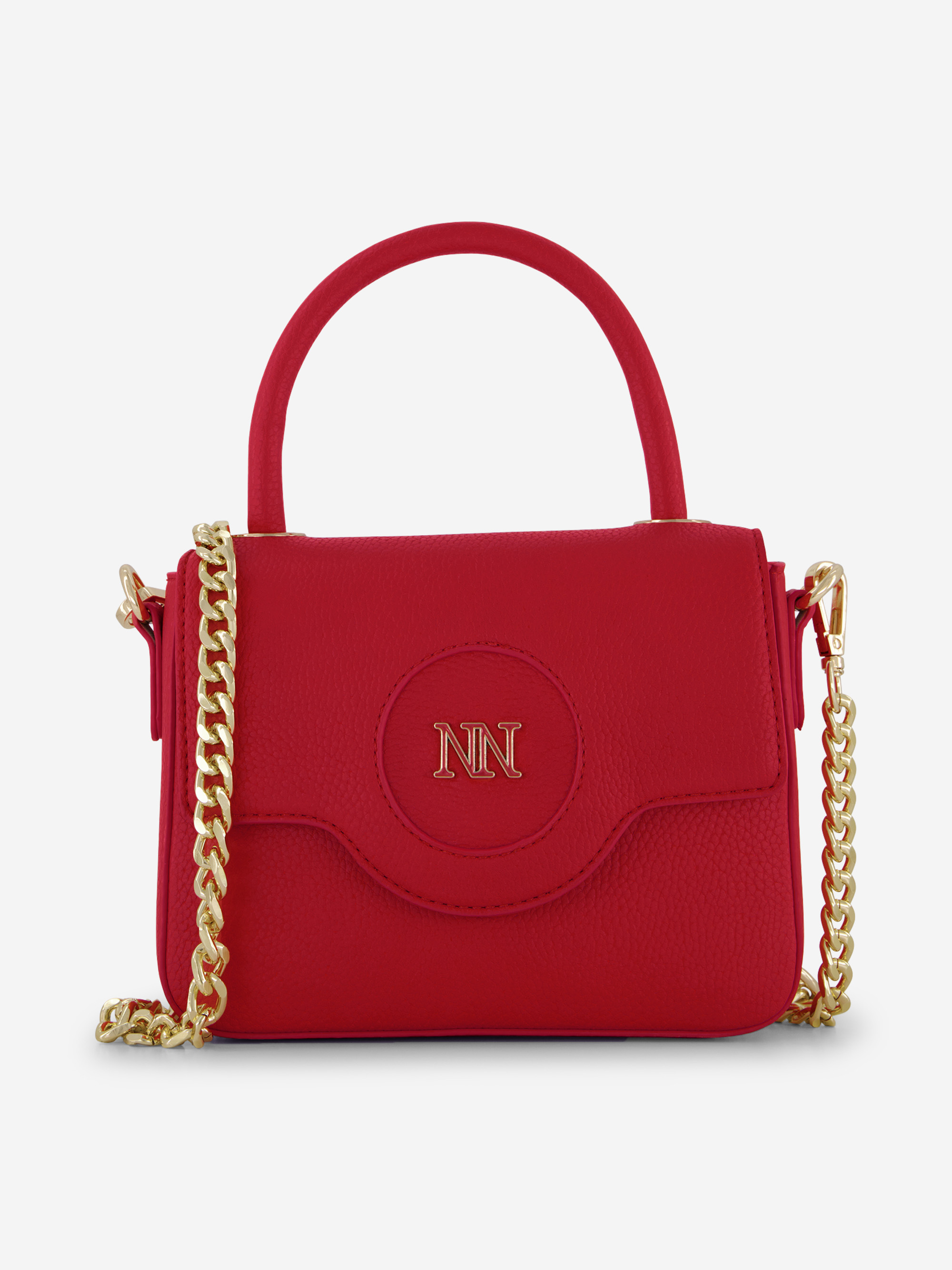 Schoudertas met N&N logo en ketting hengsel