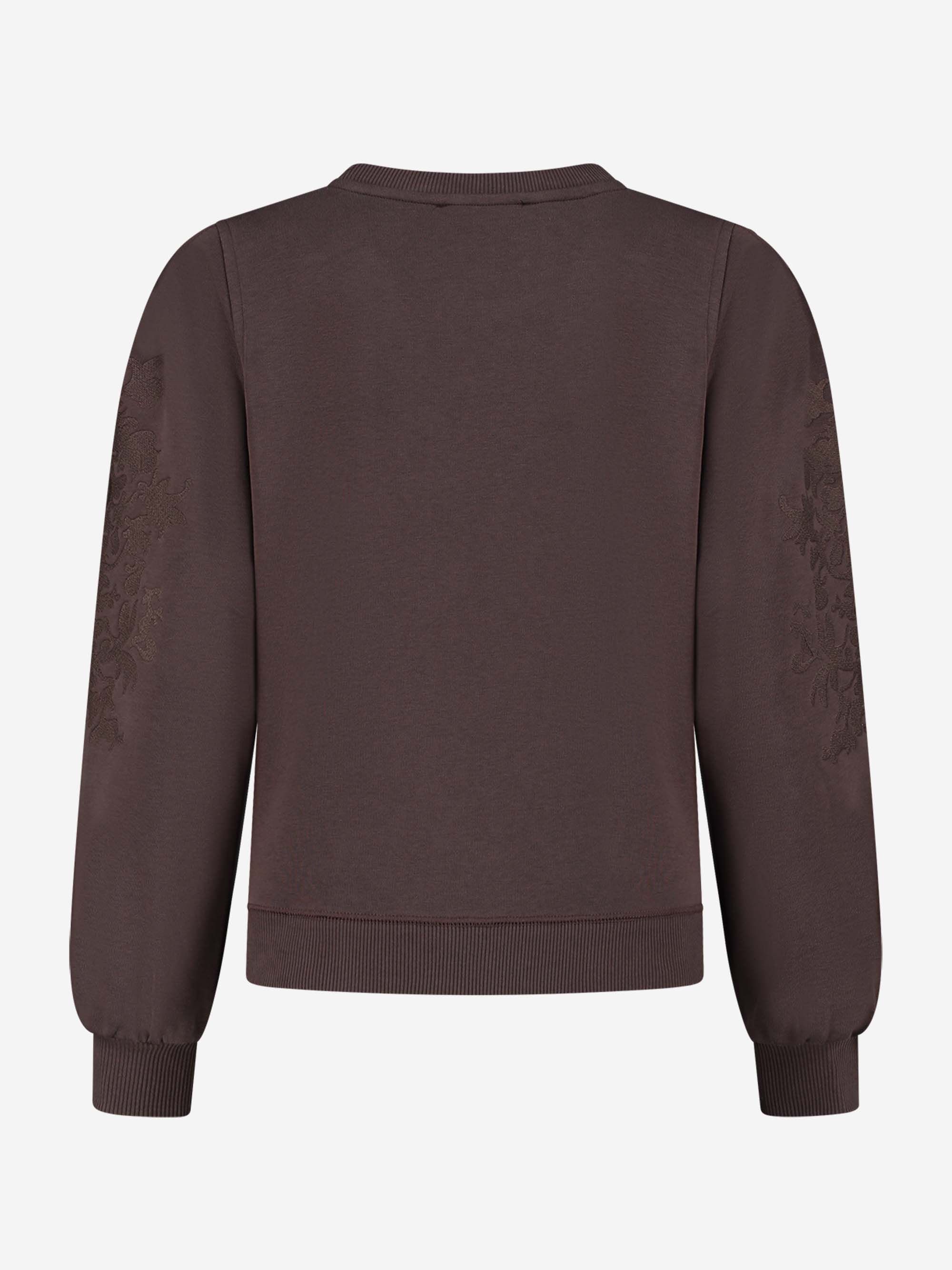 Logo Sweater with embroidery on the sleeves
