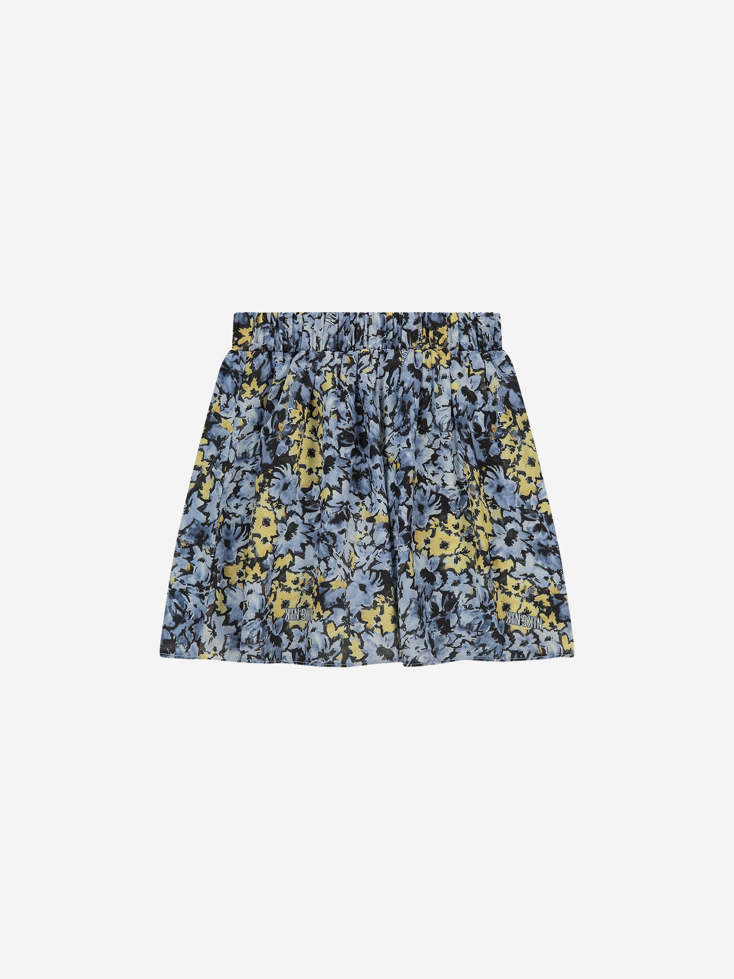 A-lijn rok met logo print en elastische tailleband