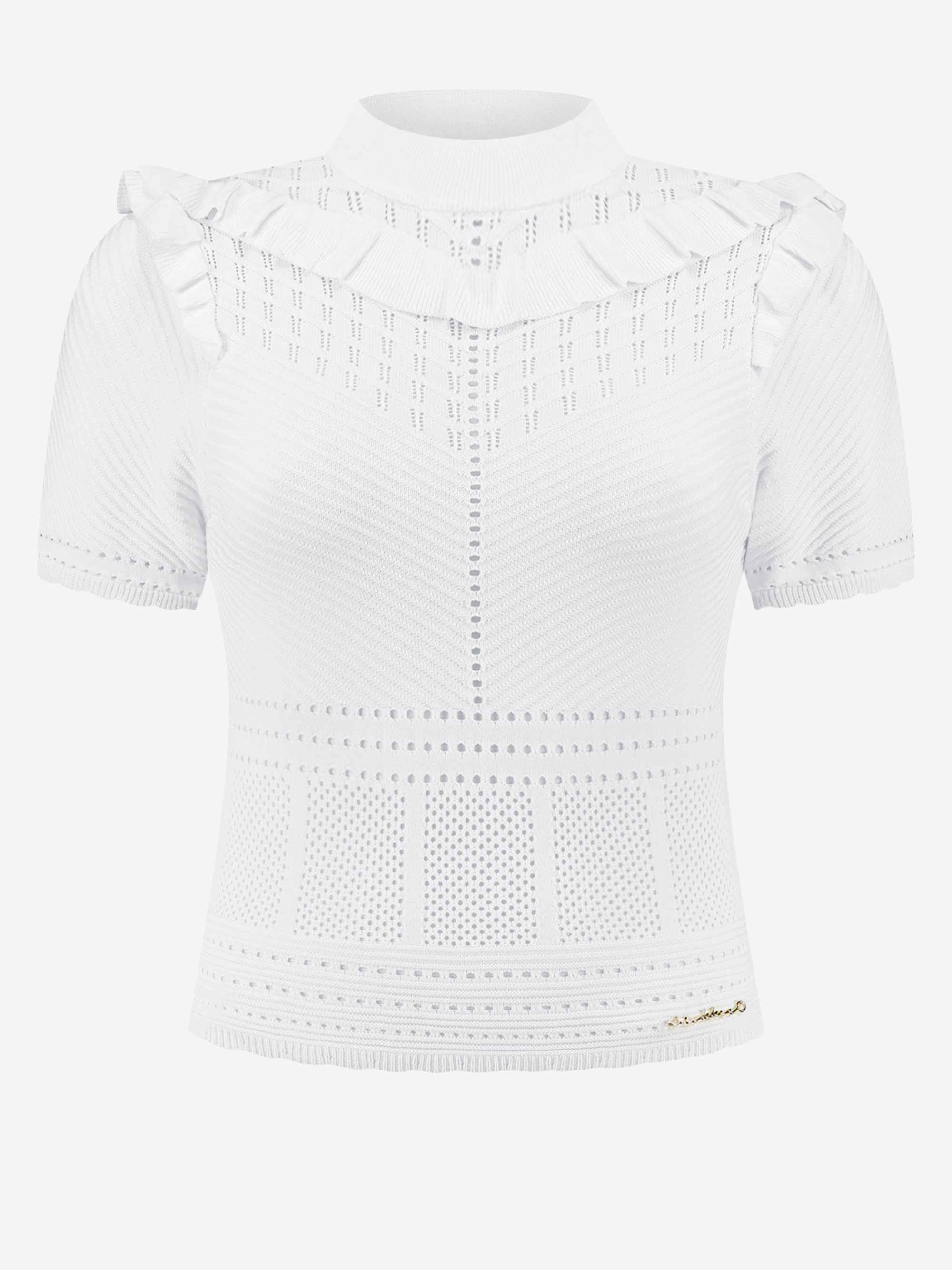 Ajour knit top