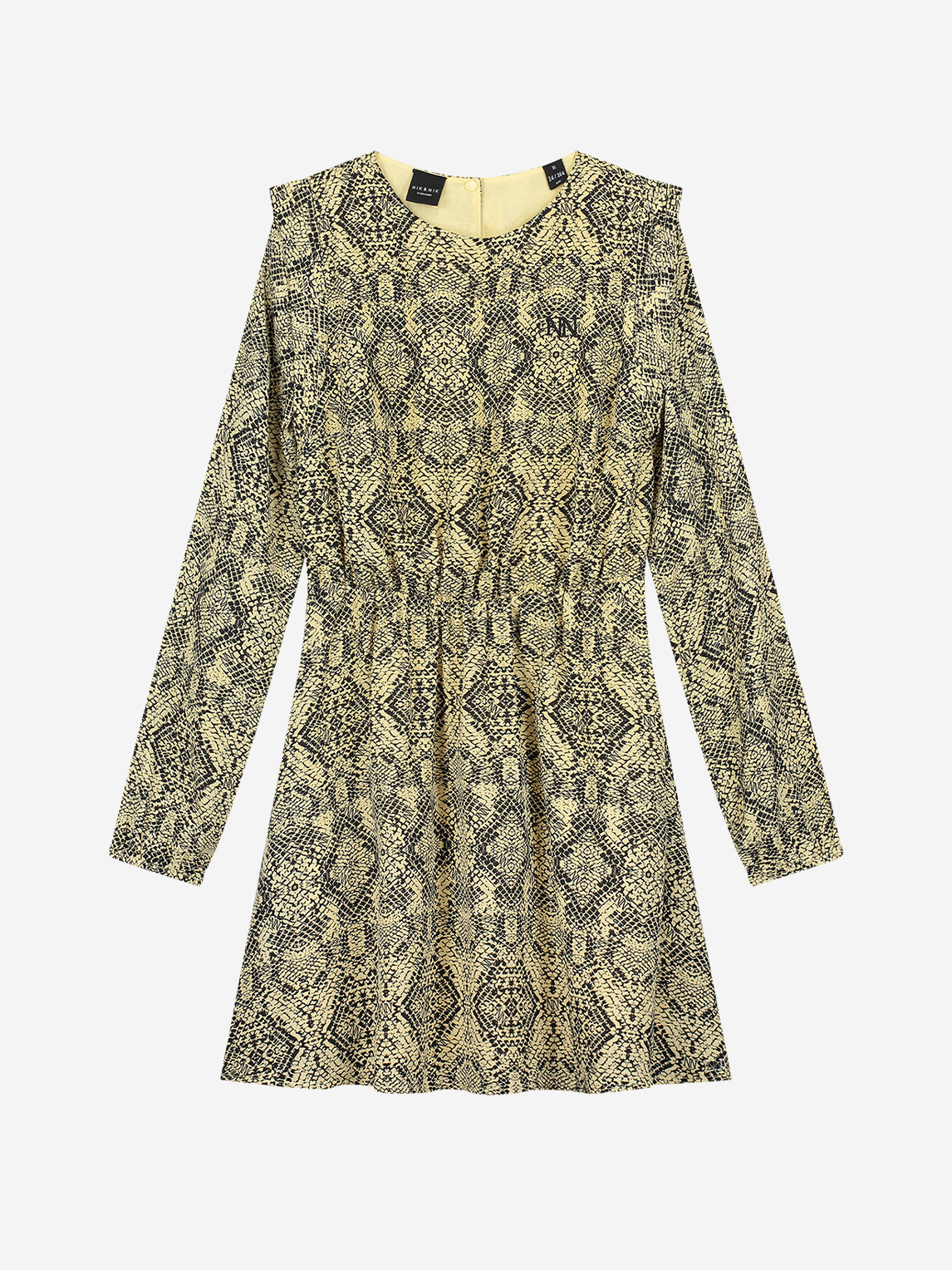 Jurk met slangenprint