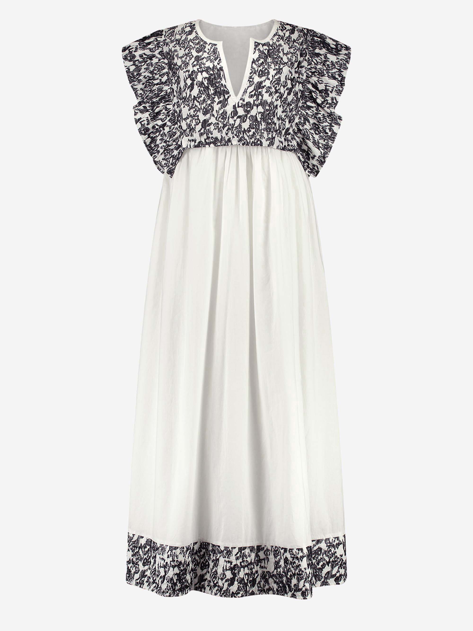  Ruffled loose fit maxi dress