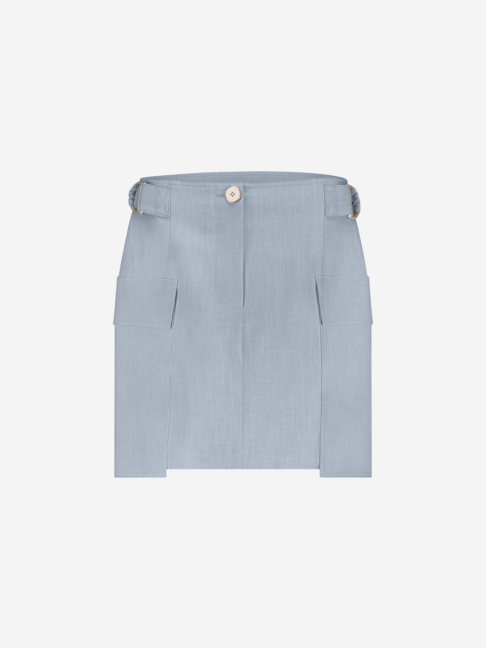 Short skirt with waistband