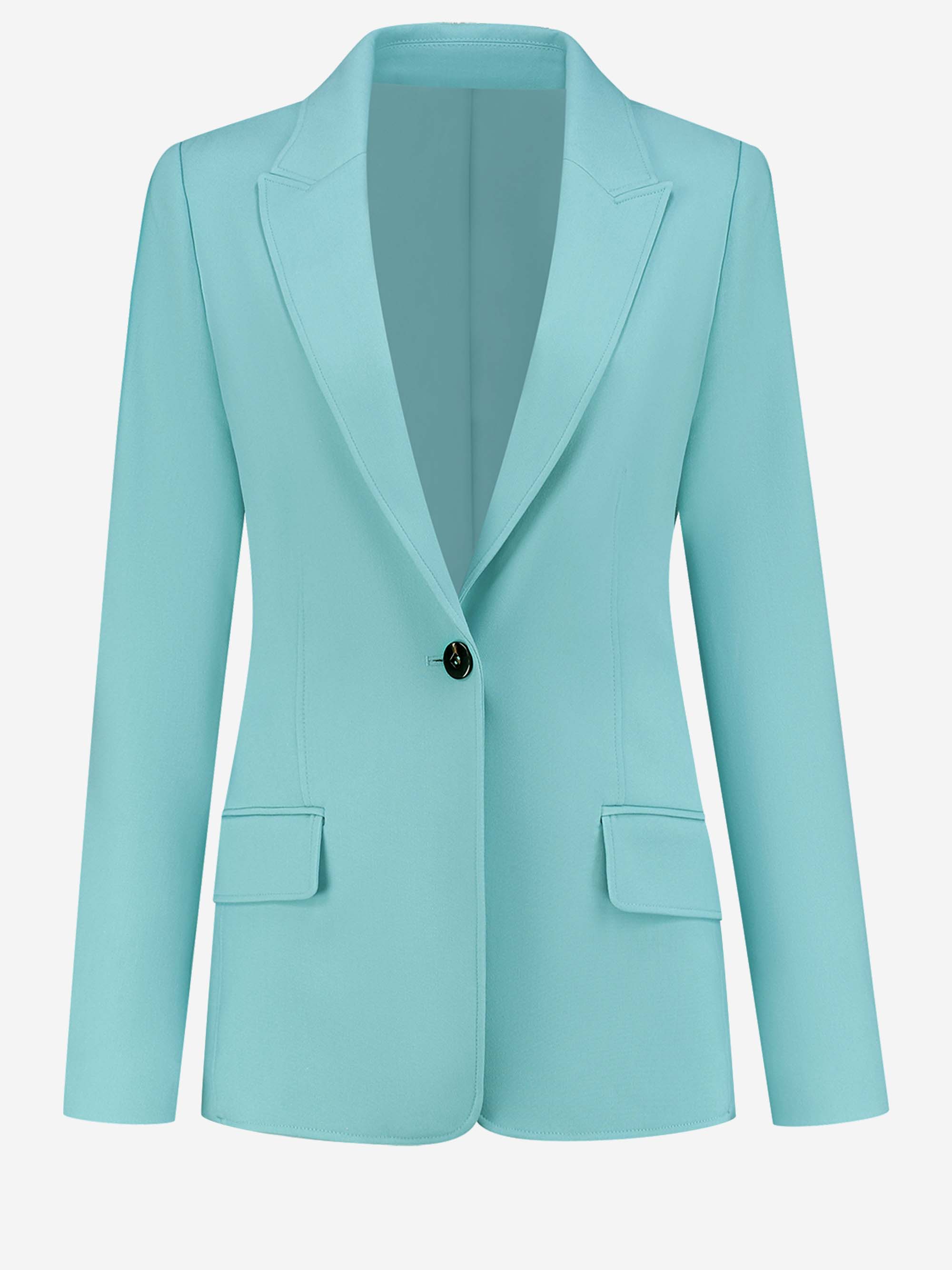 Regular single-breasted blazer 