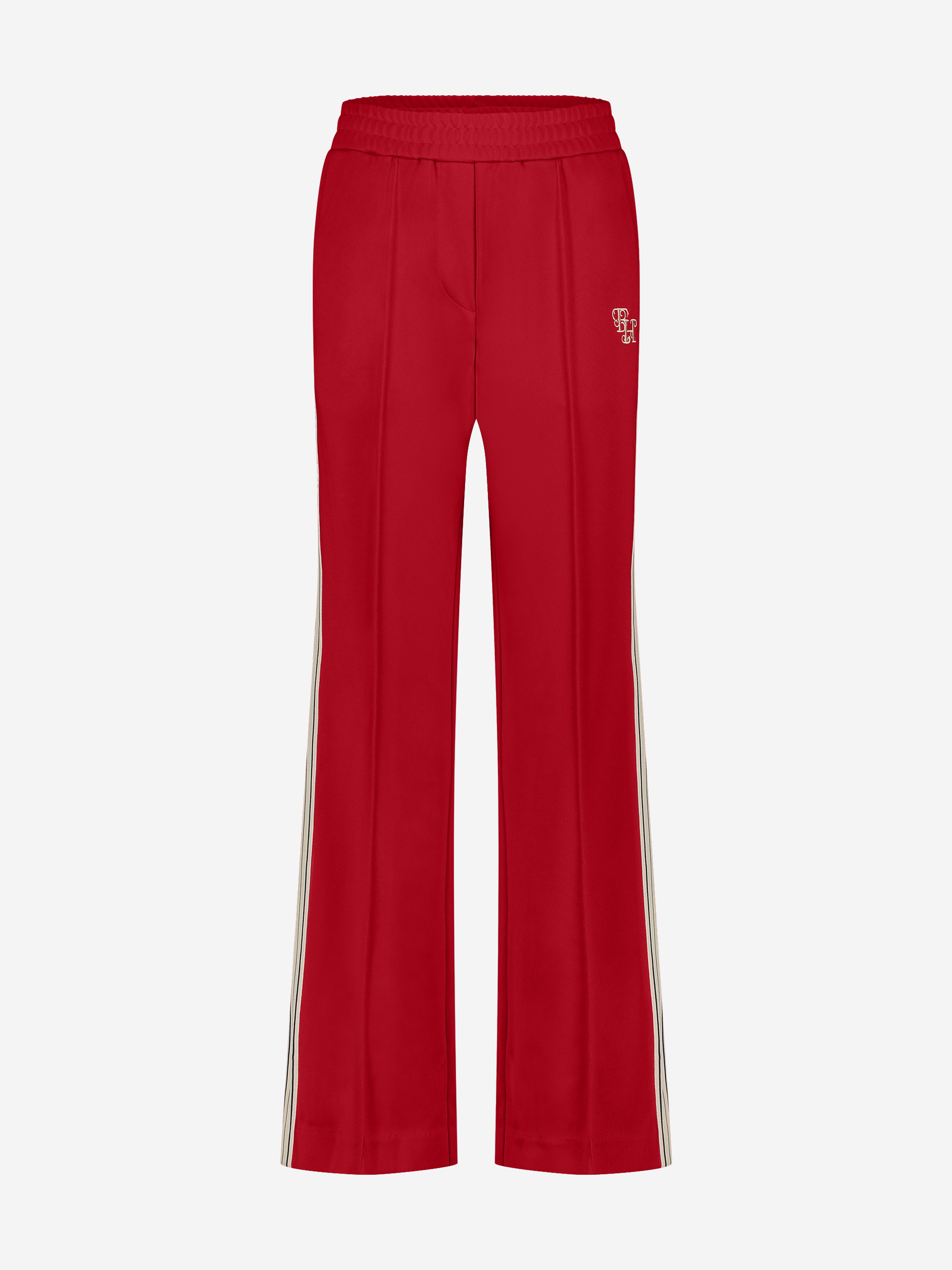 Track pants met FH logo en biezen 