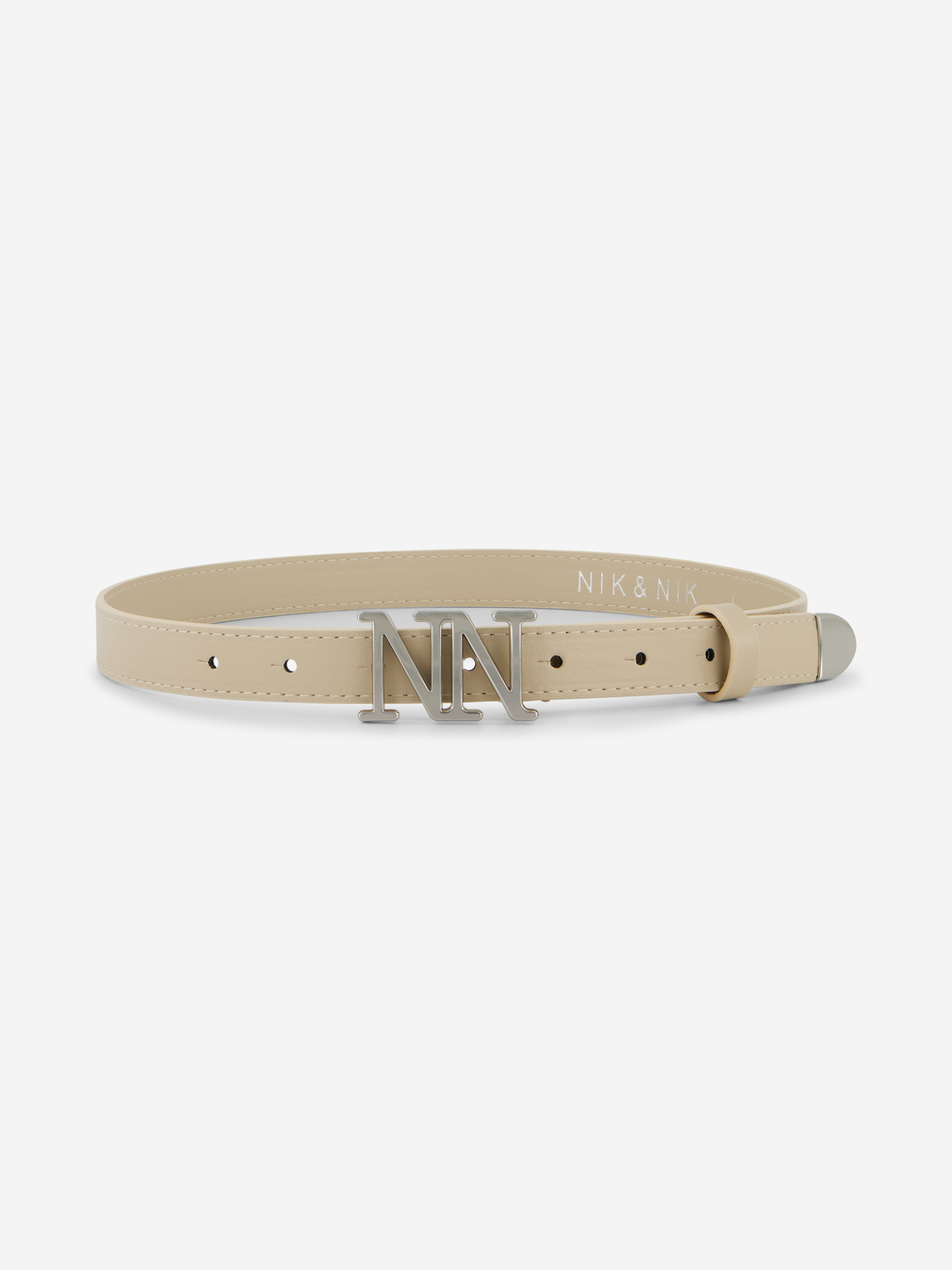 Riem van imitatieleer met N&N gesp