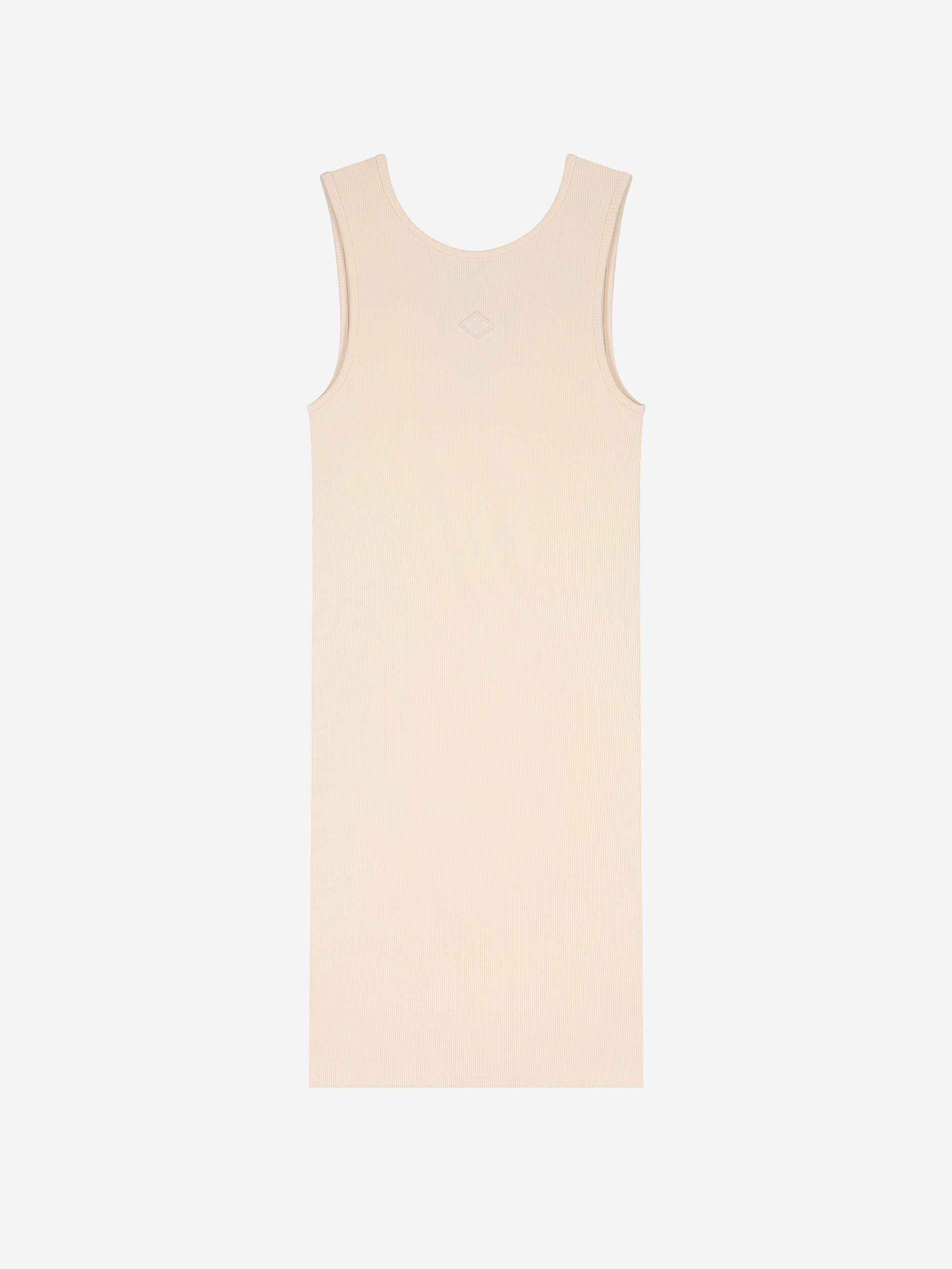 Fitted rib dress