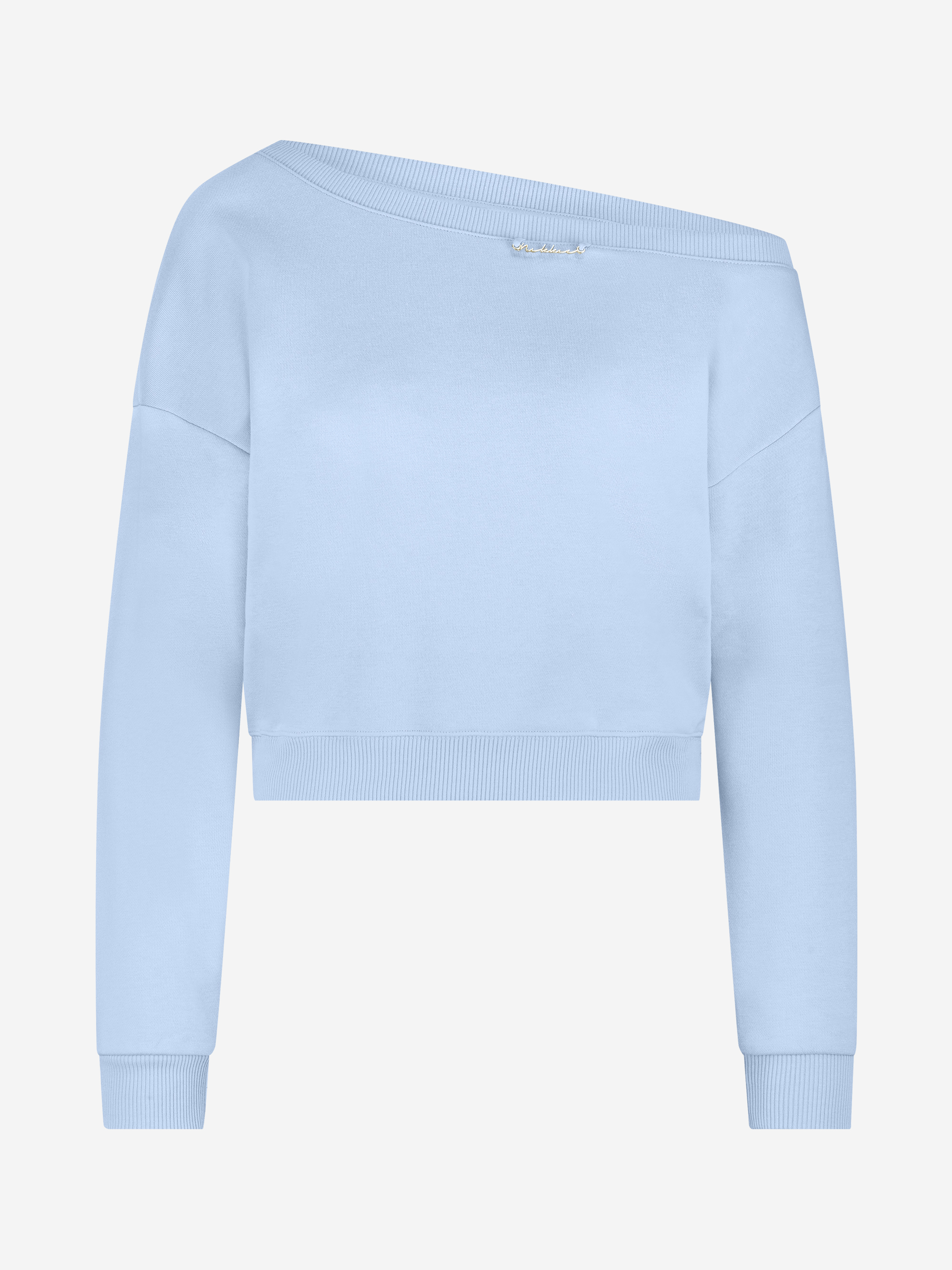 Sweater met asymmetrische hals
