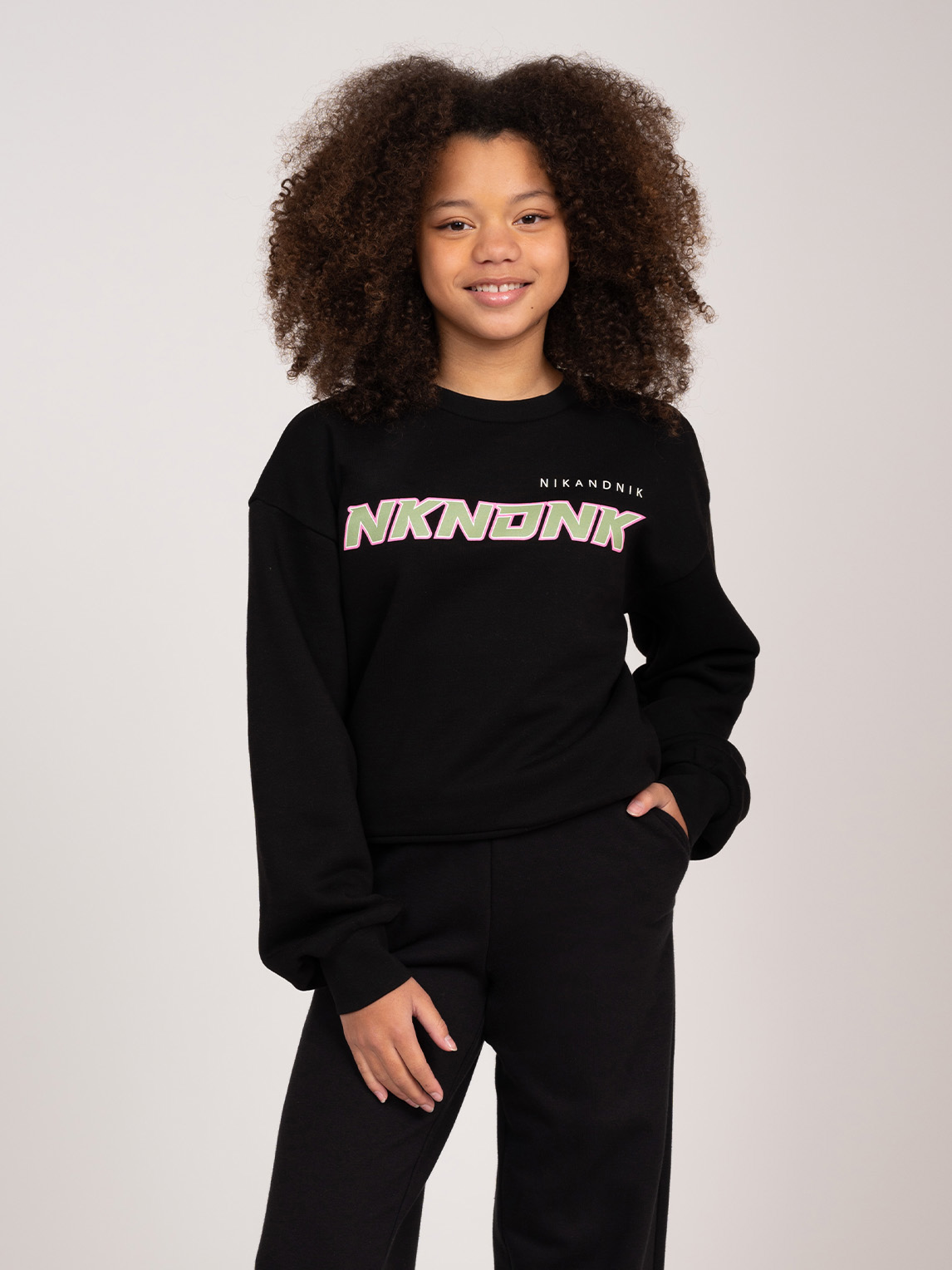 Sweater met grafisch logo
