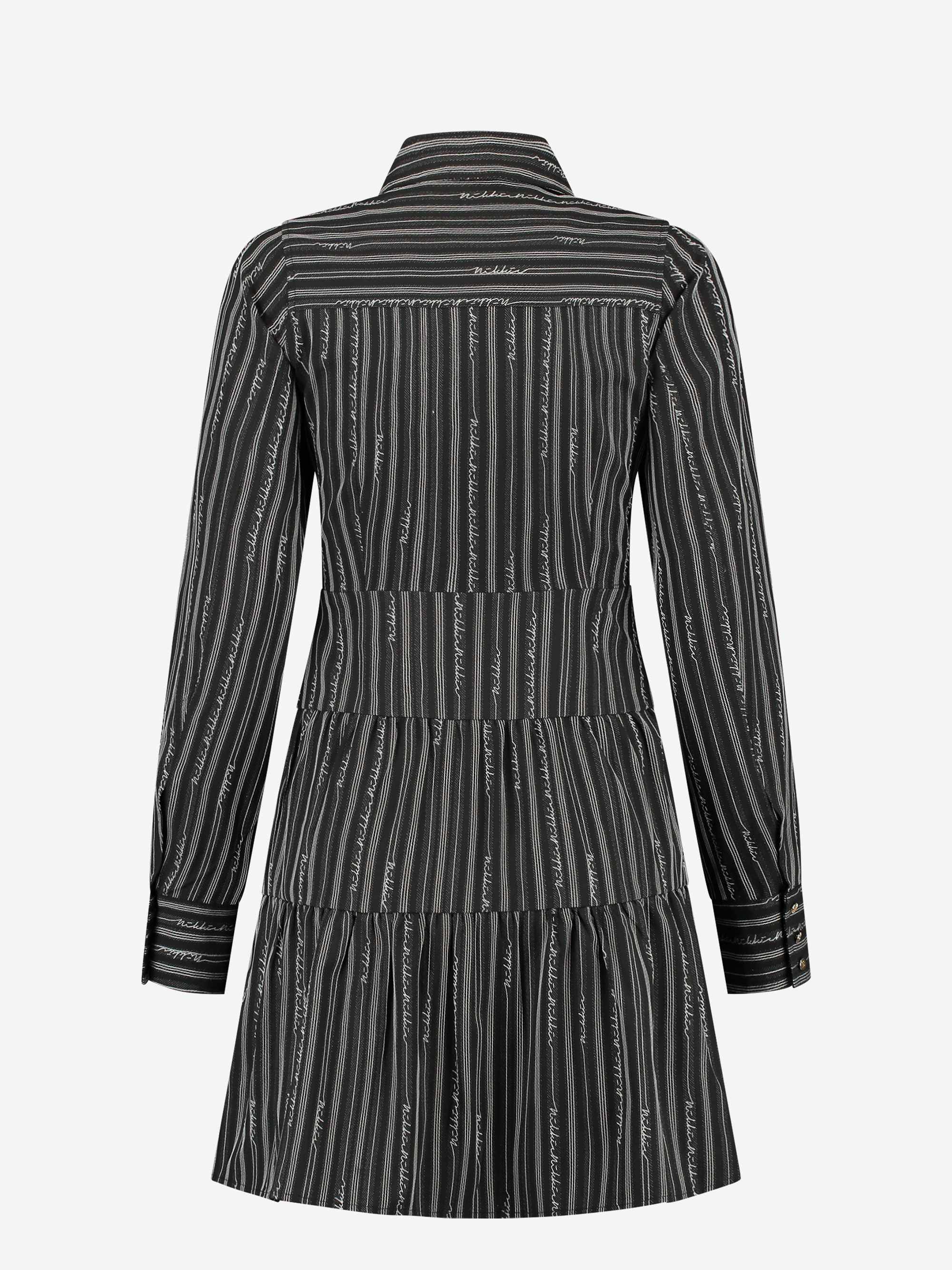 Dress with logo pattern