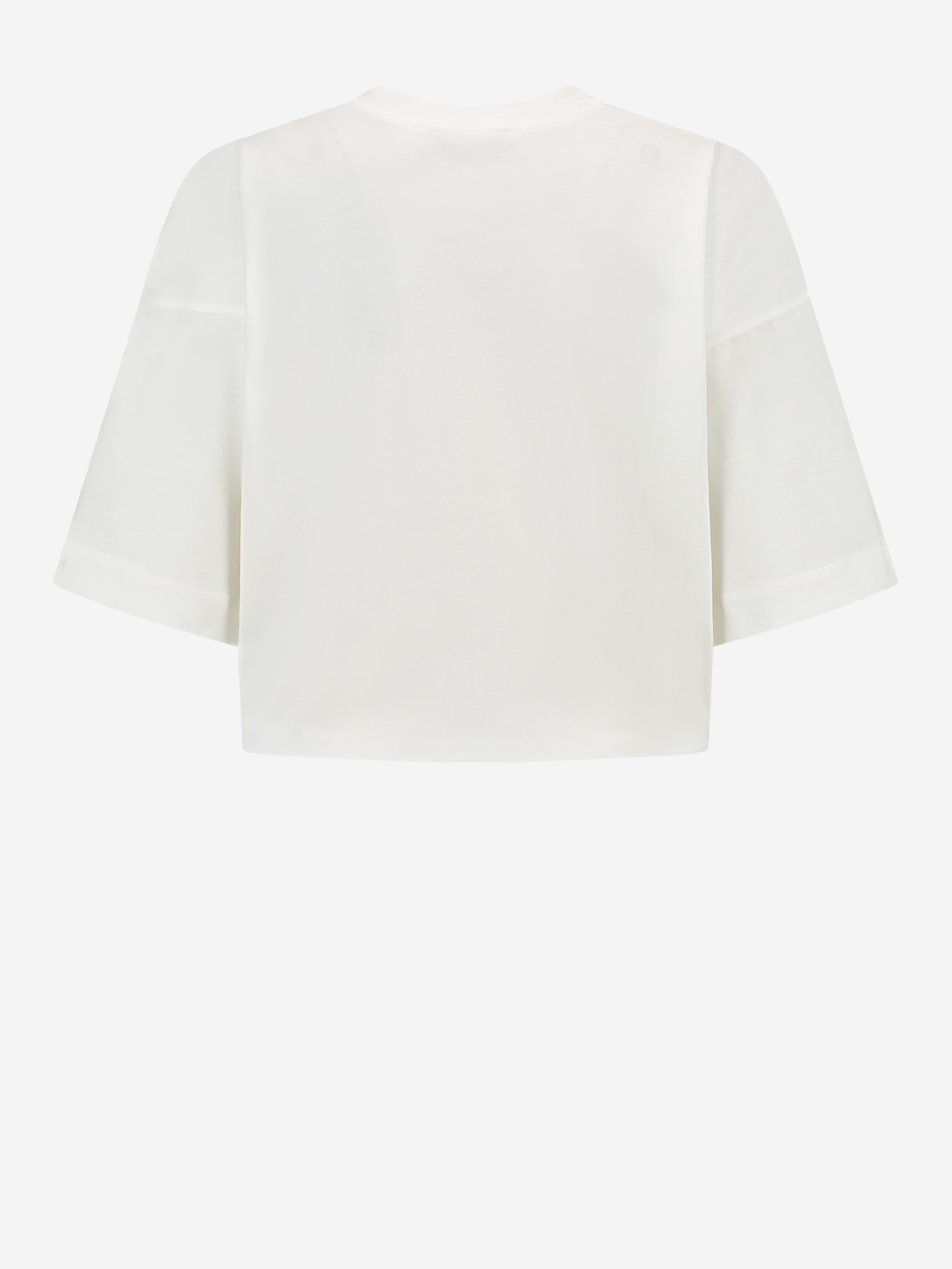 Cropped T-shirt met graphic print