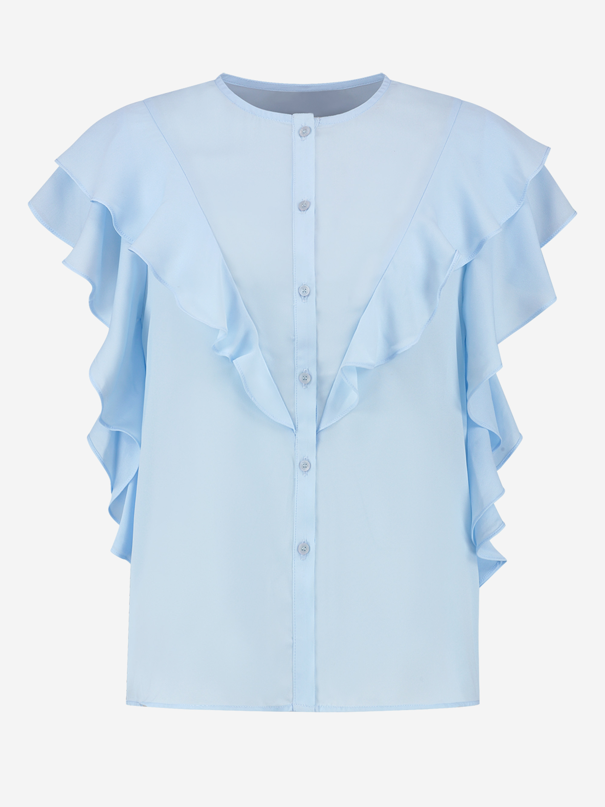 blouse with ruffles