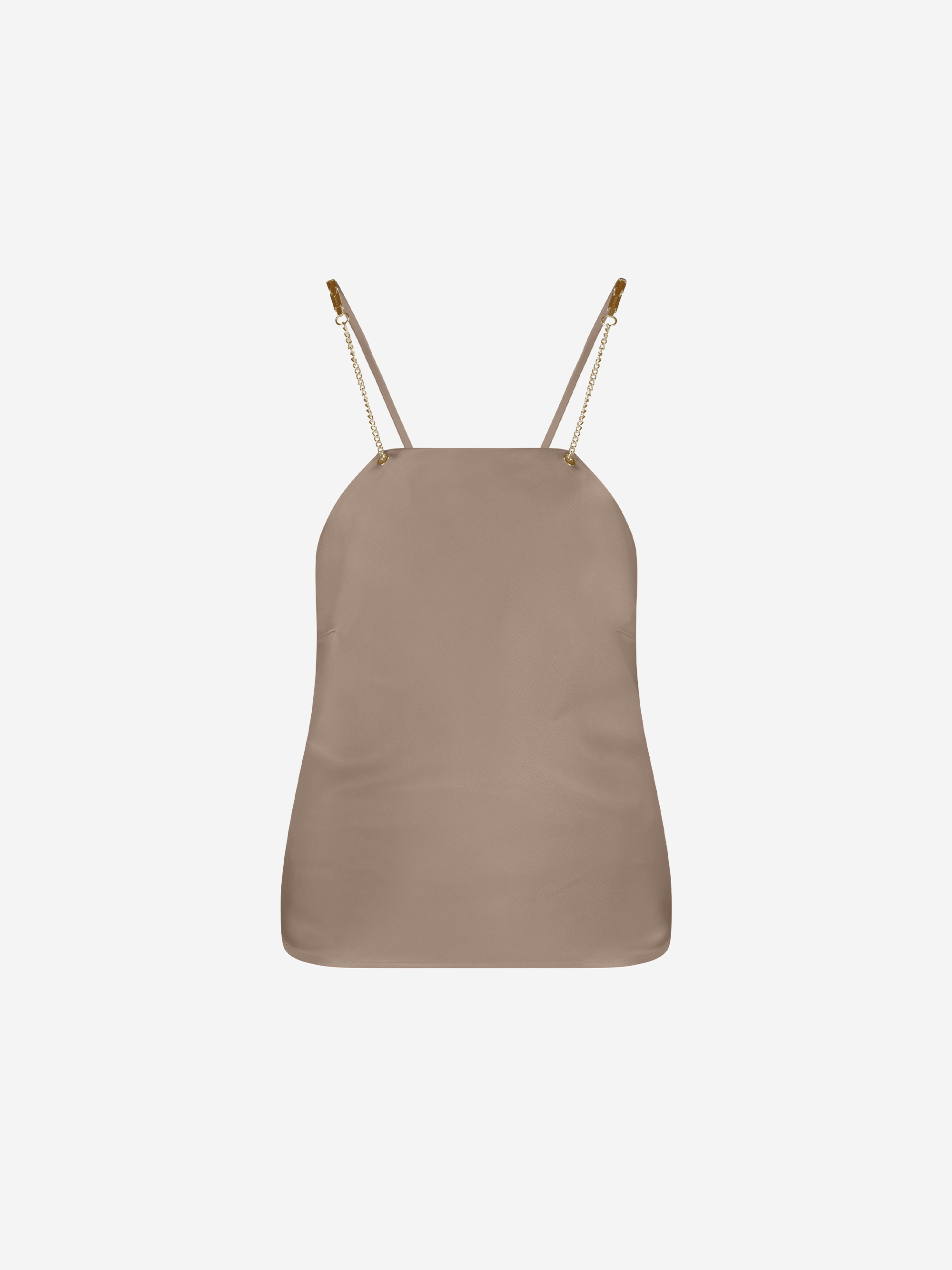 Satin top with chain details