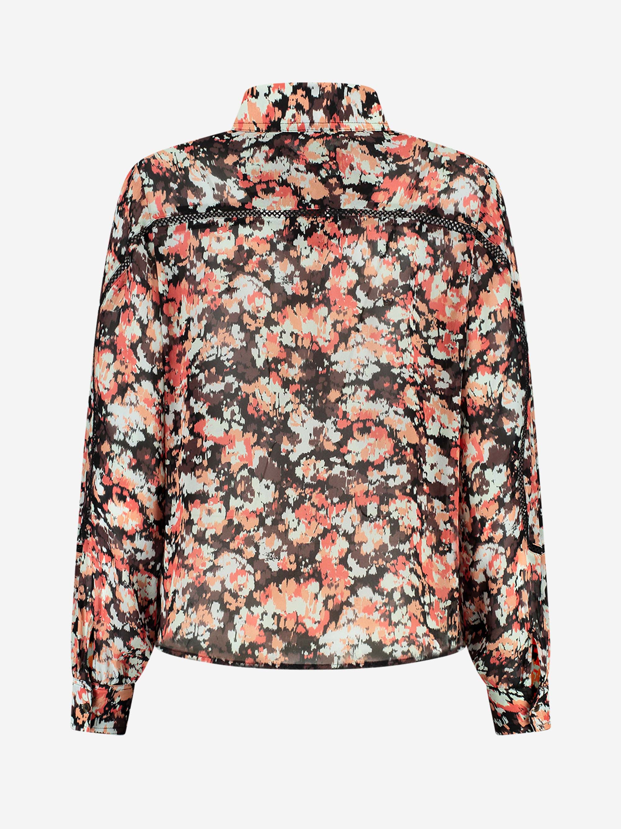 Flower print blouse 