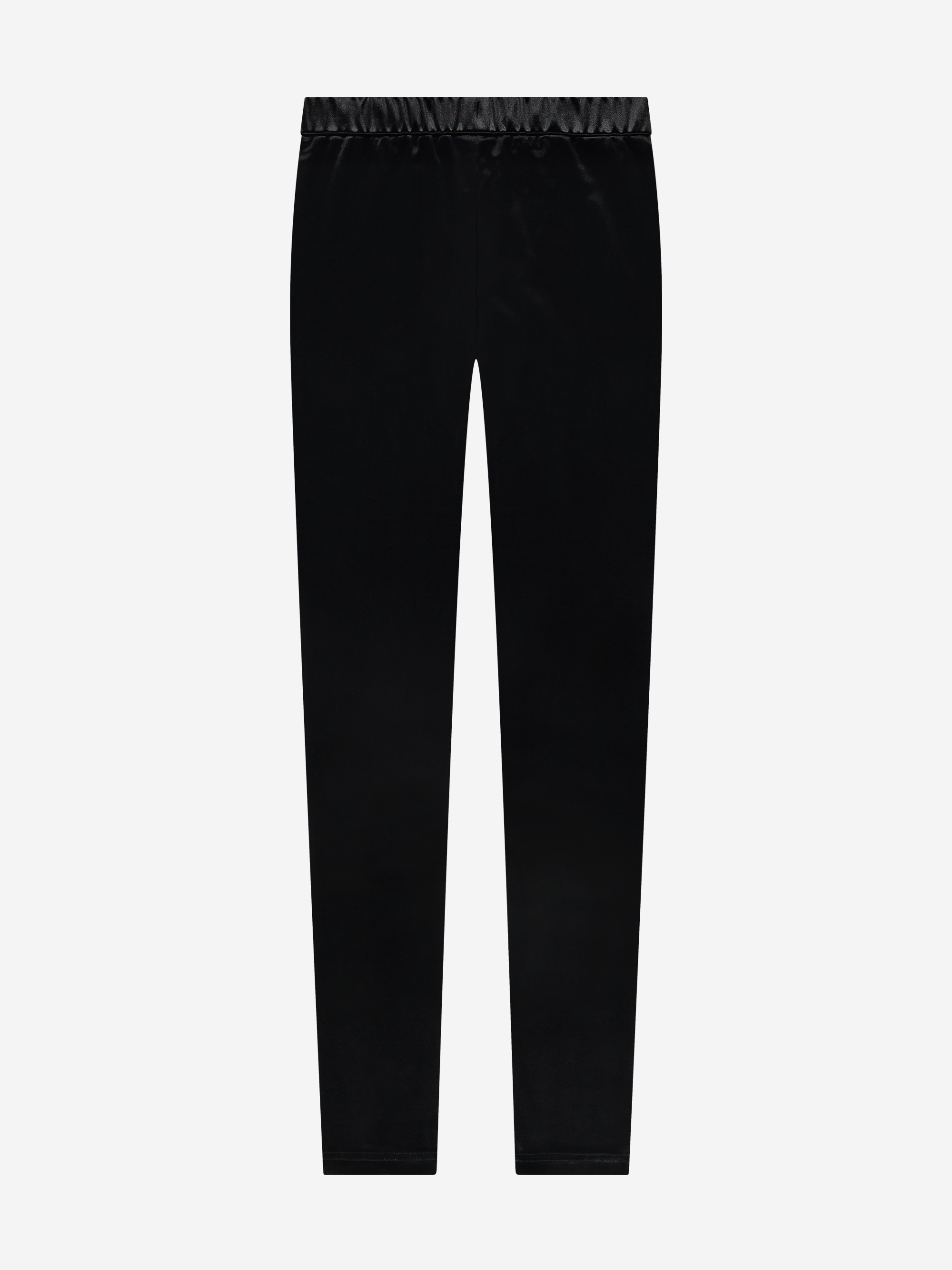 Legging met velvet look en N&N logo