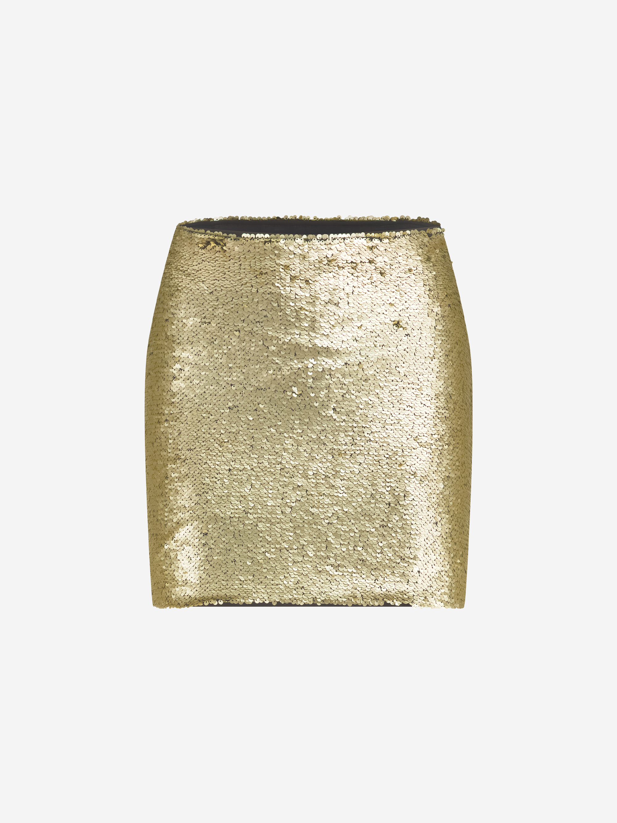 Short skirt with sequins