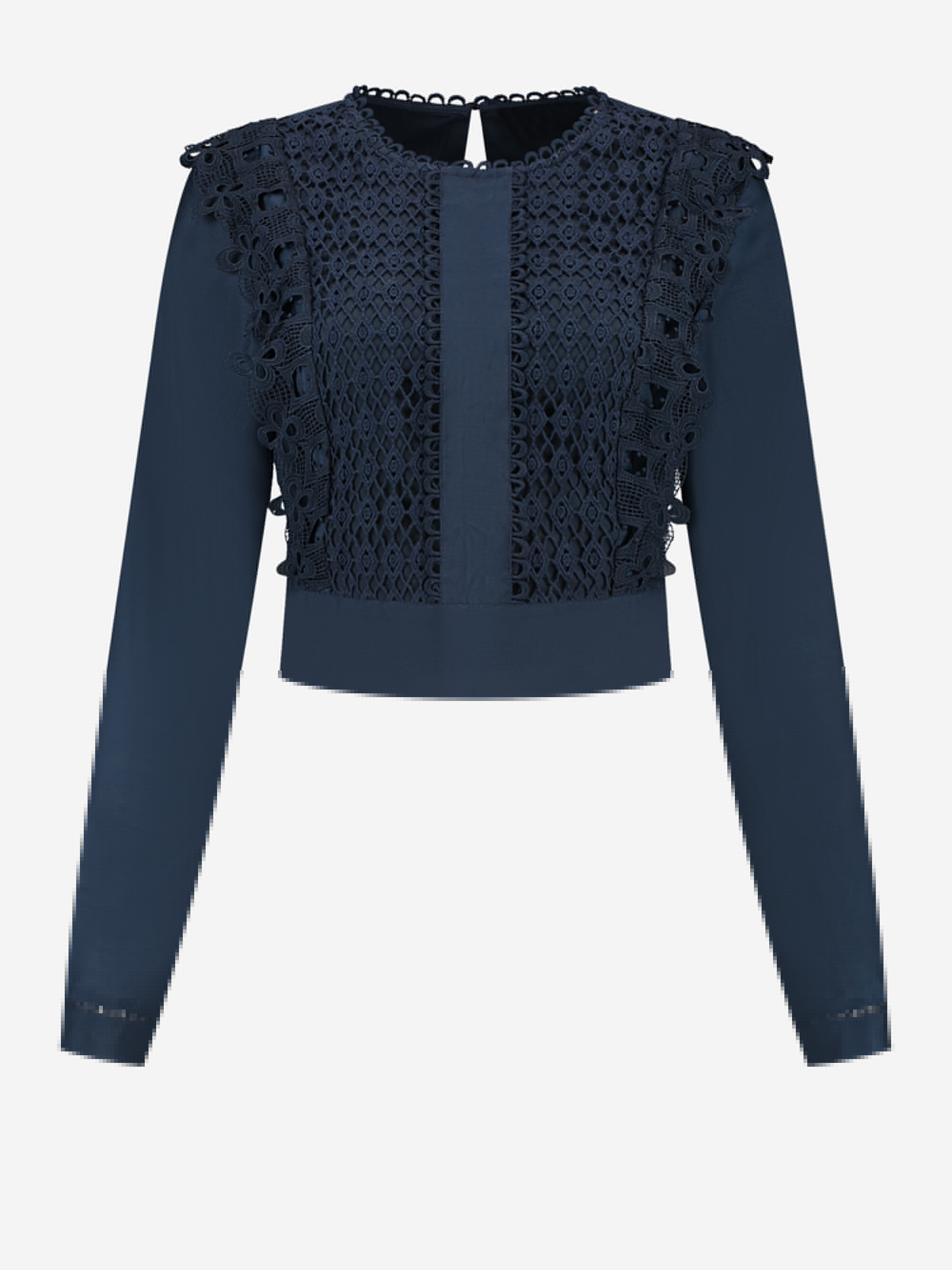 Top met kanten details