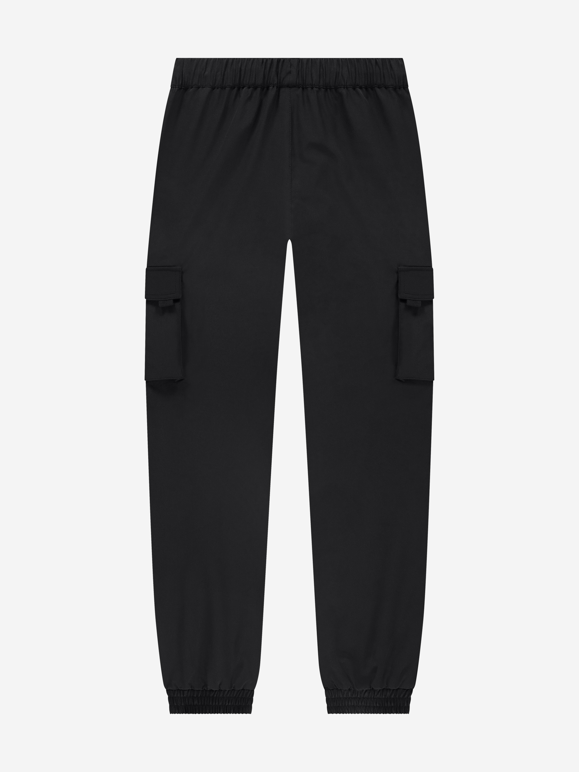 Cargo broek met elastische tailleband en trekkoord