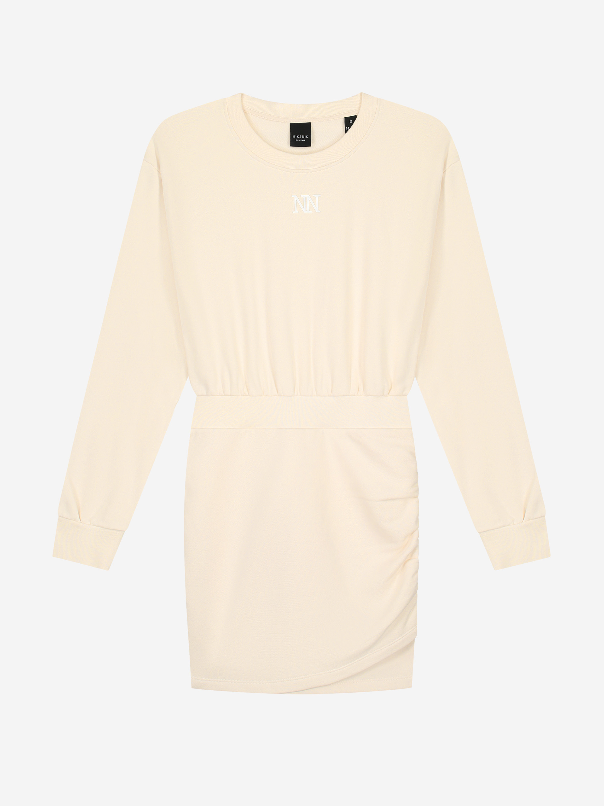 Sweatdress met elastische taille