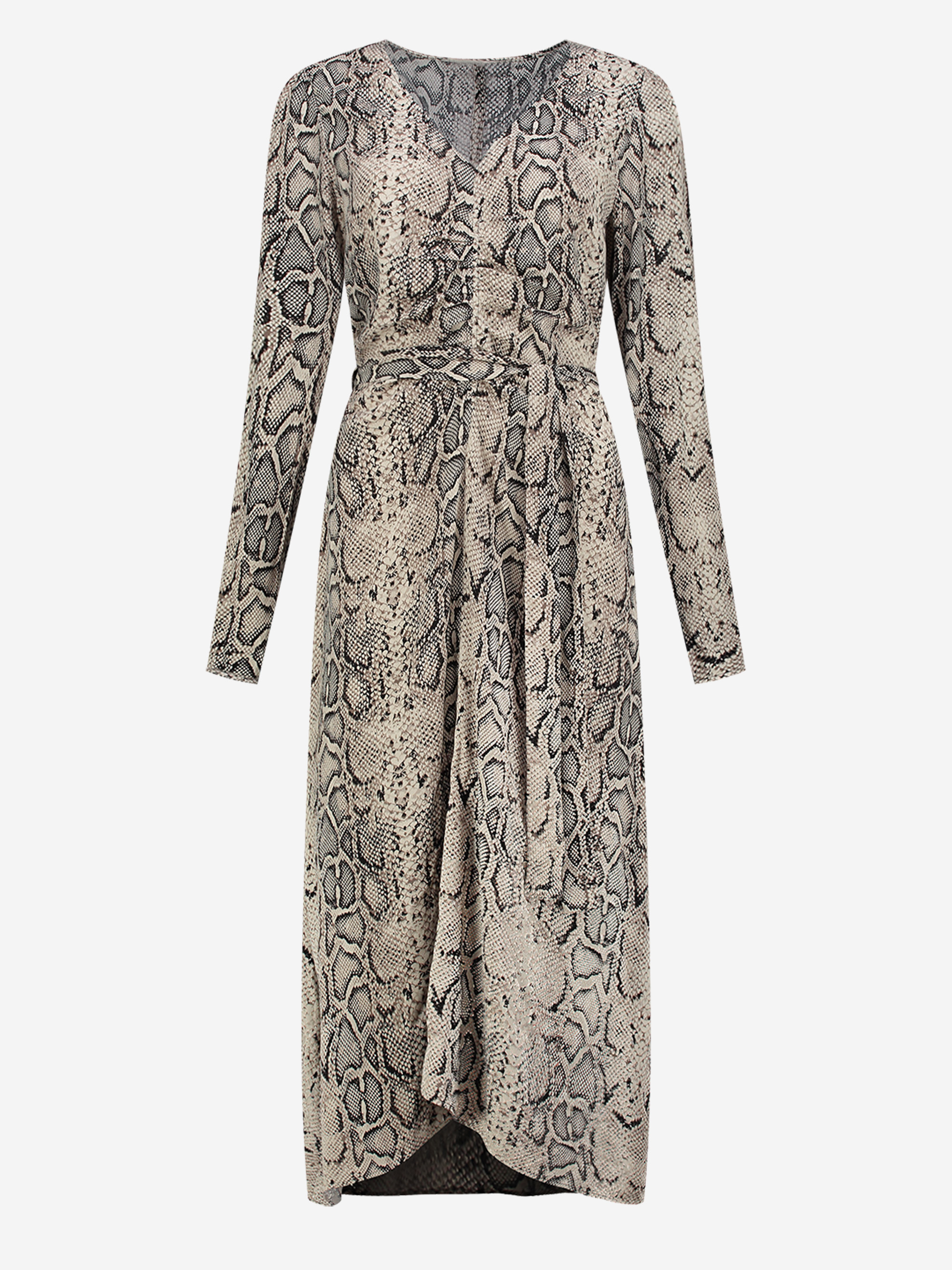 Midi Dress with snake print