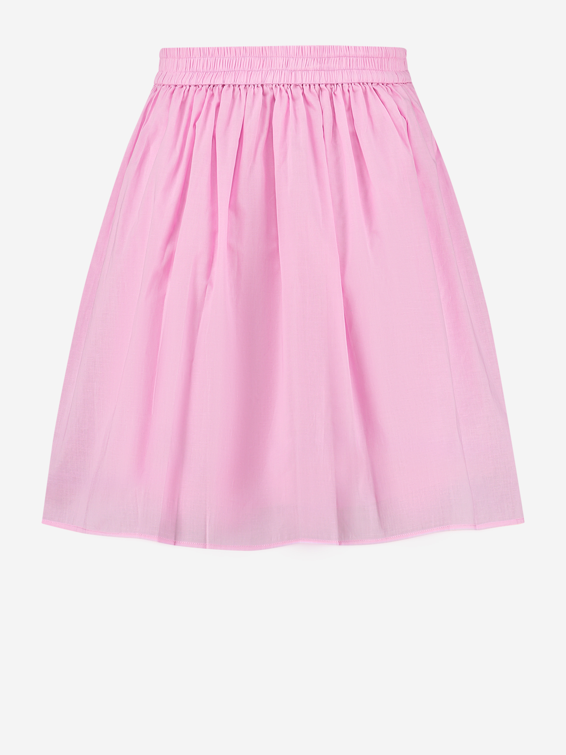 A-line skirt with elastic waistband