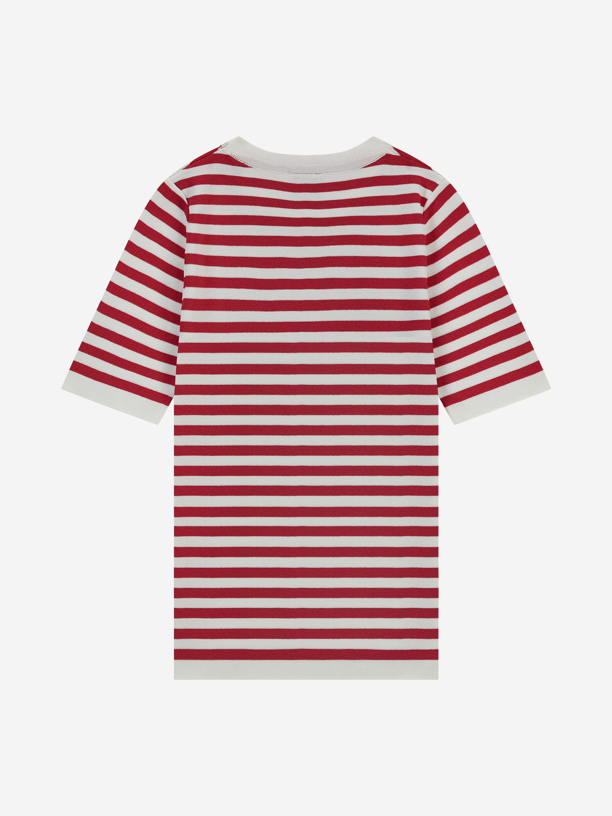 Gestreept T-shirt met subtiel logo