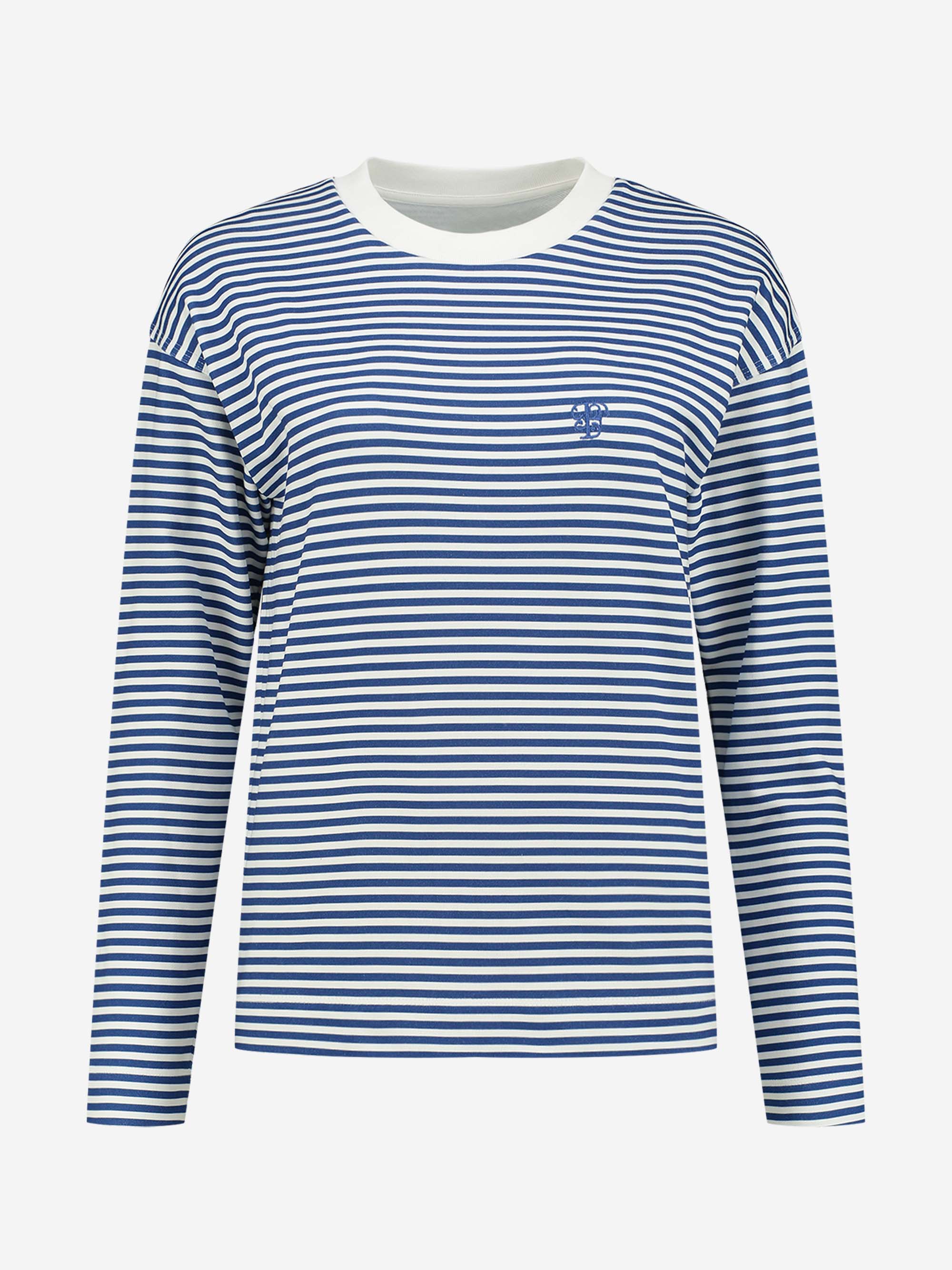  Striped long sleeve top