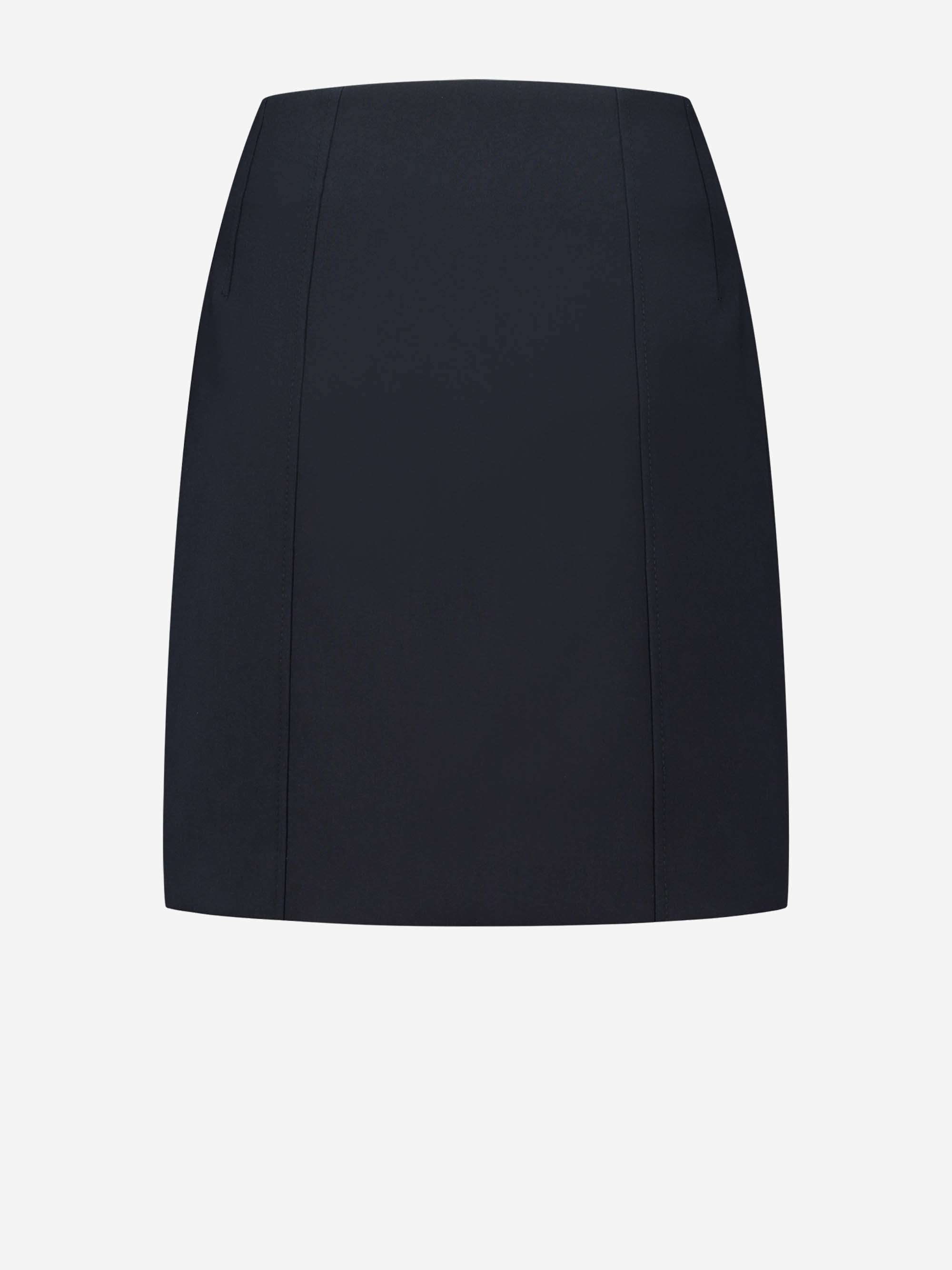 Asymmetric skirt with high rise 