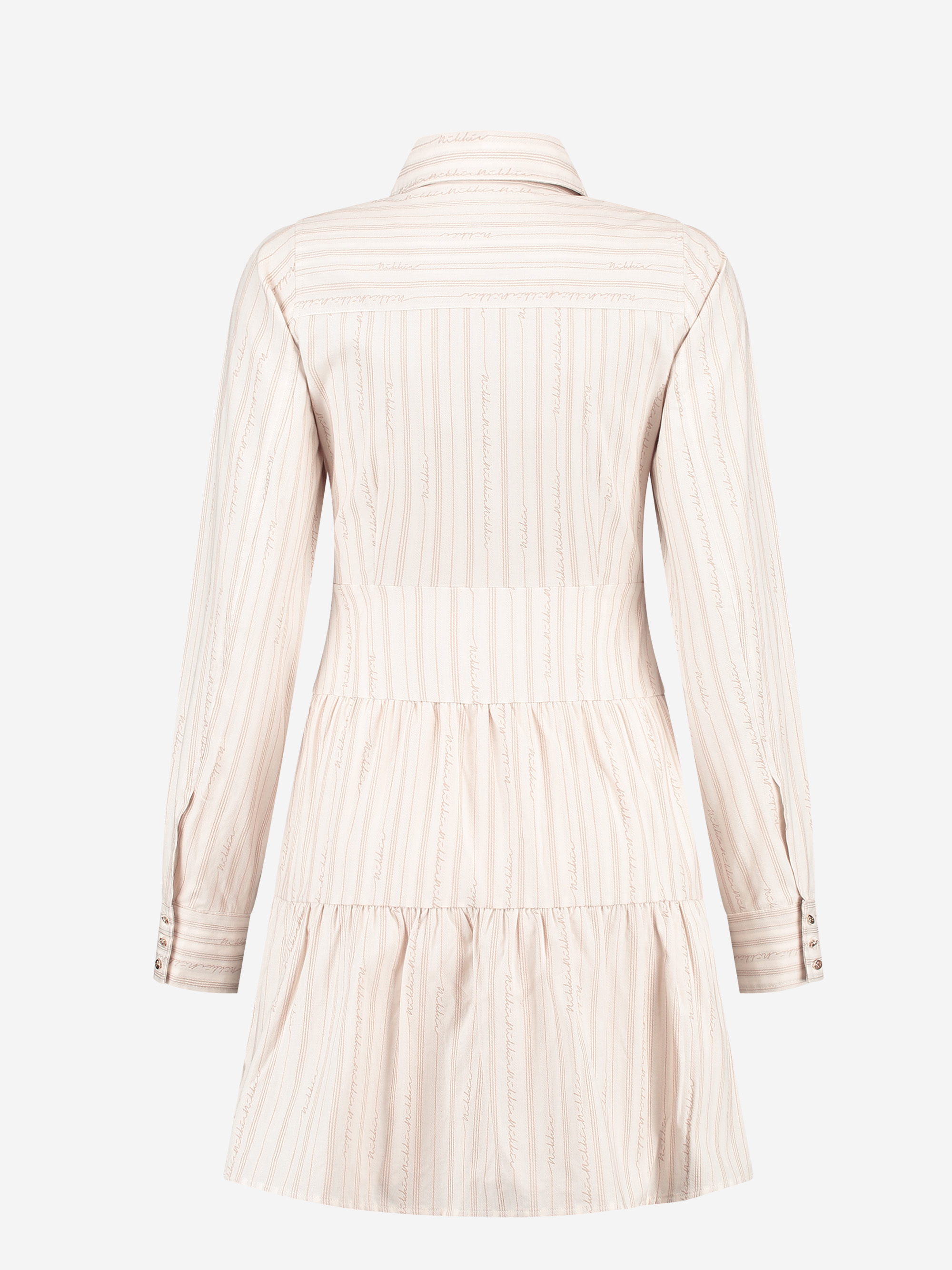 Dress with logo pattern