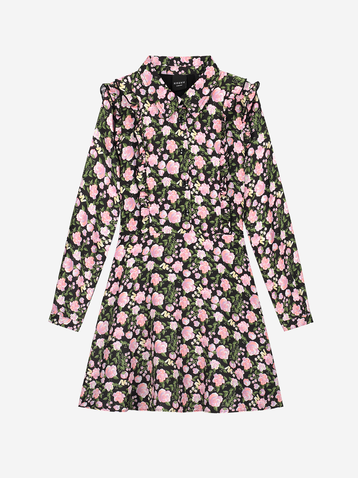 jurk met all-over print