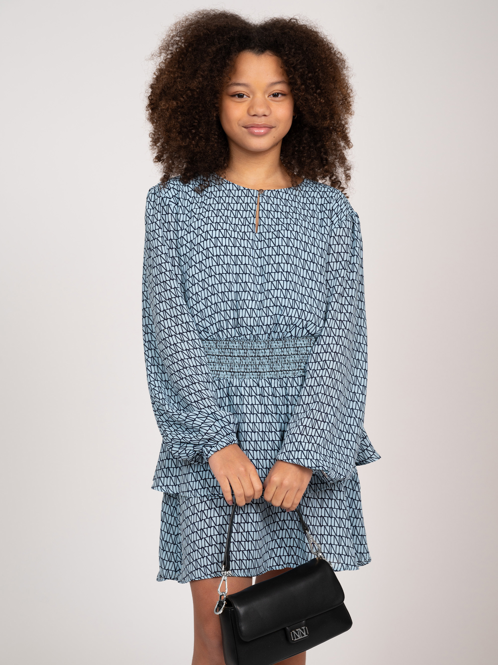 Jurk met NN-logo print