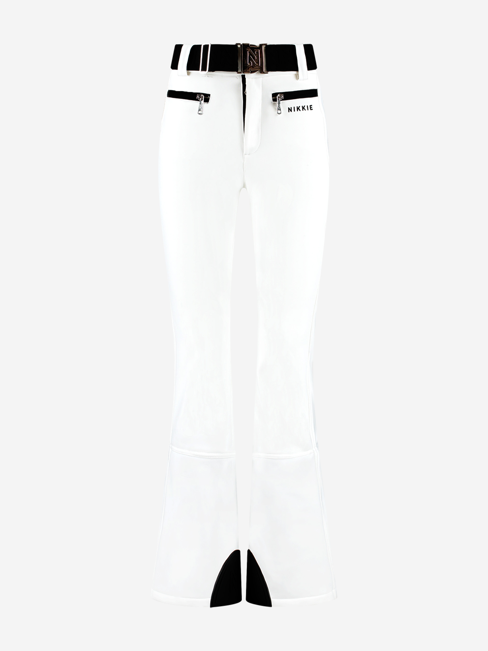 Ski broek met flared pasvorm en verstelbare riem