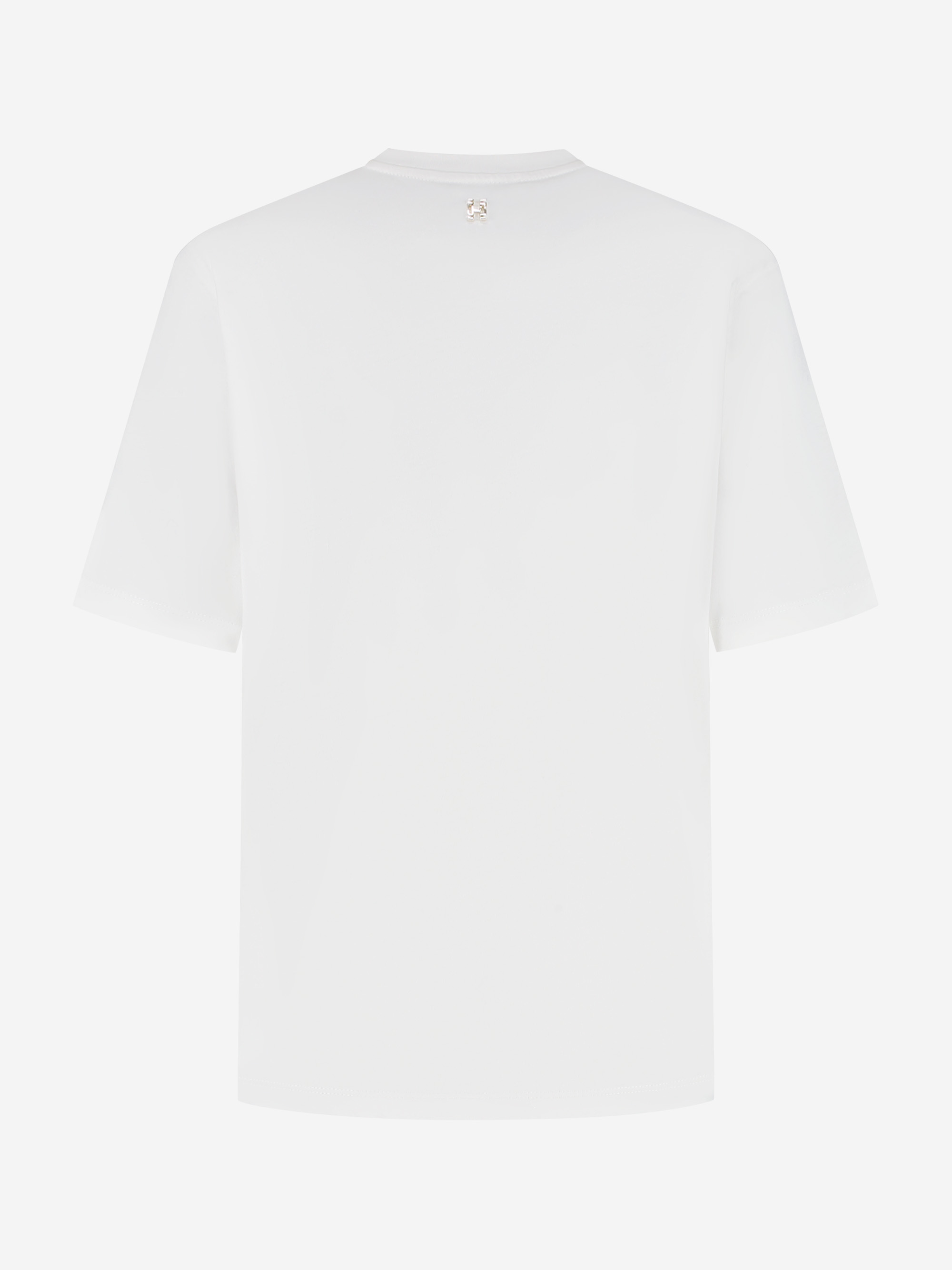 T-shirt with leopard print FH logo