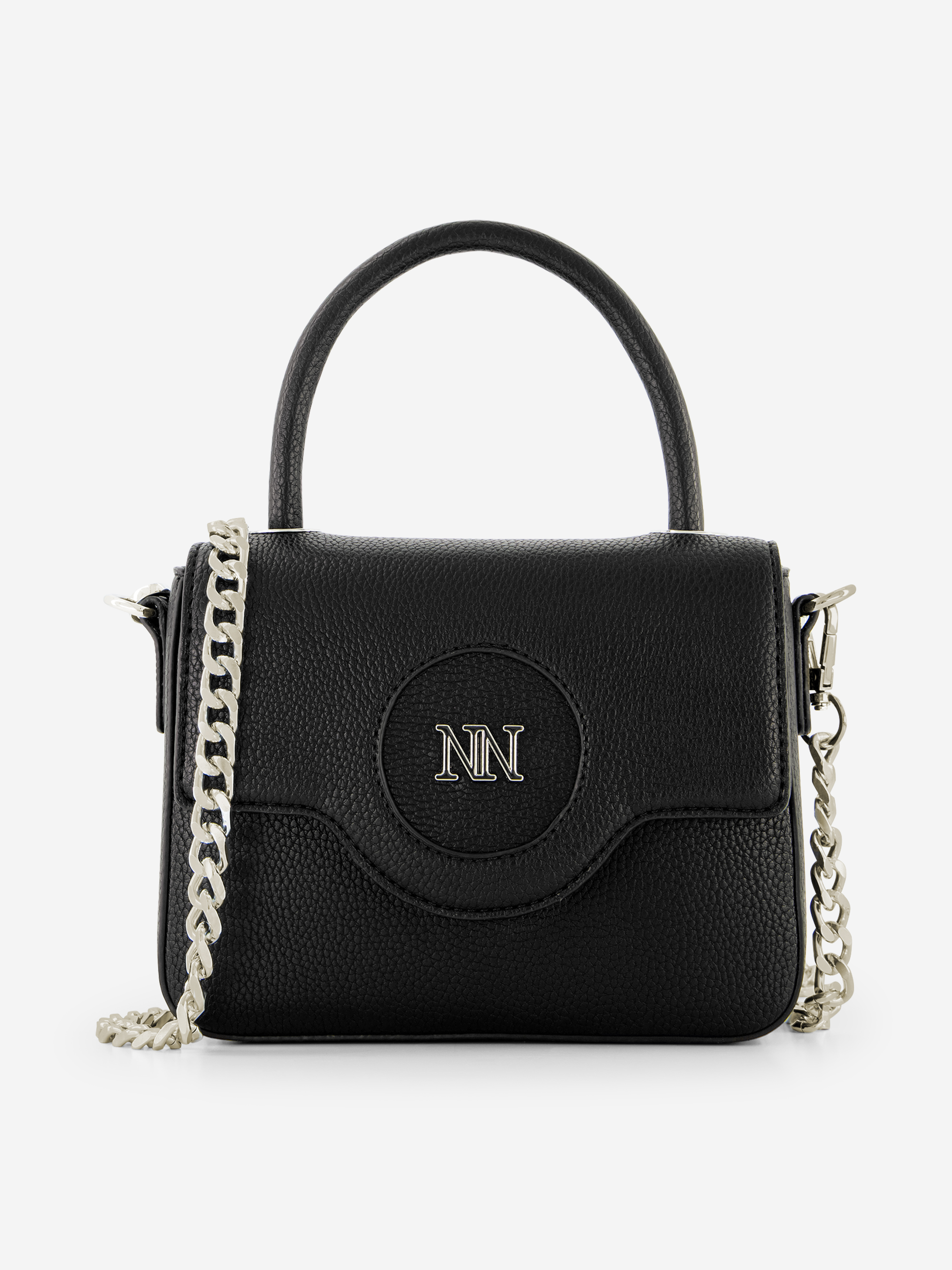 Schoudertas met N&N logo en ketting hengsel