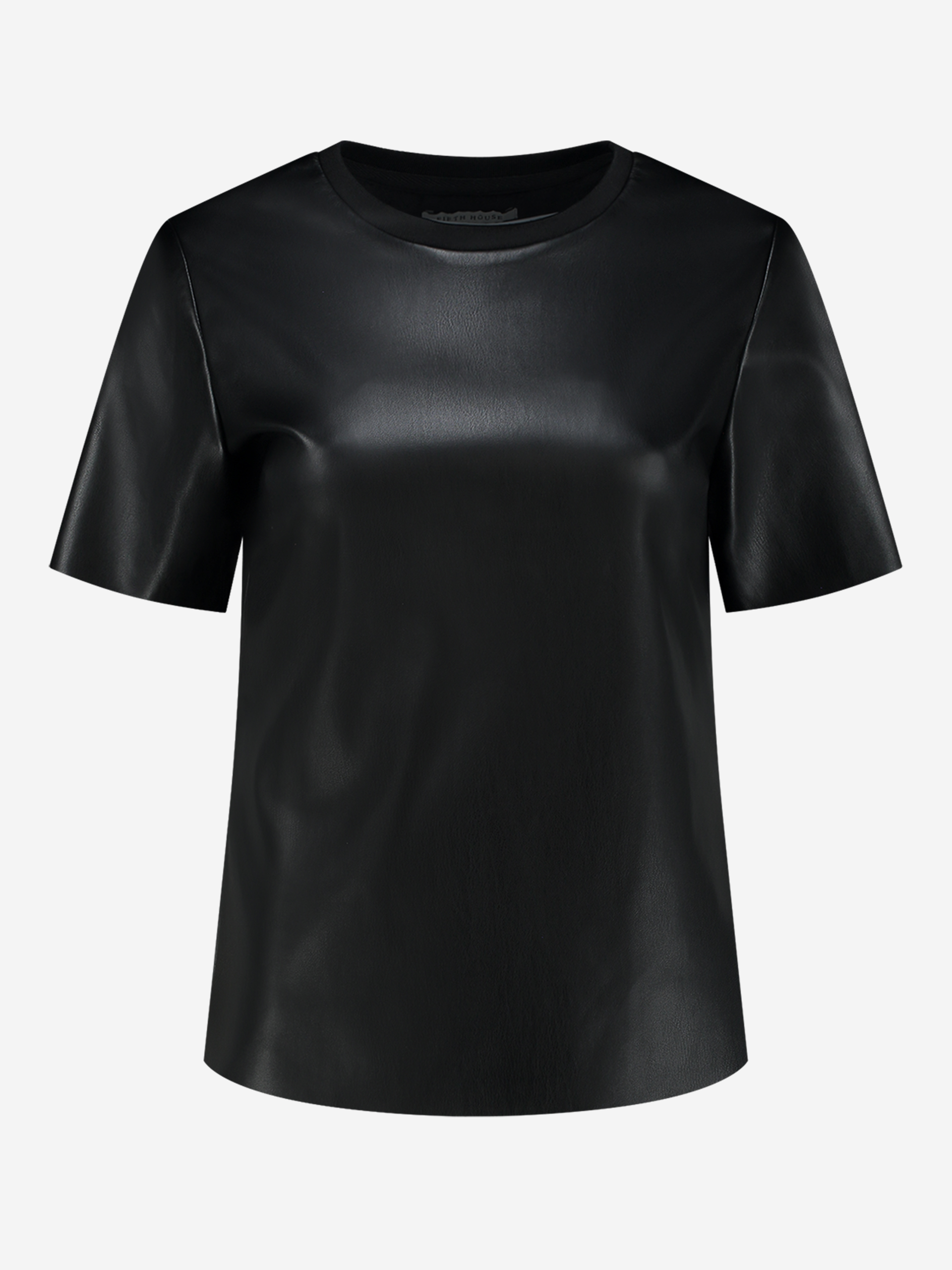 Vegan leather t-shirt 