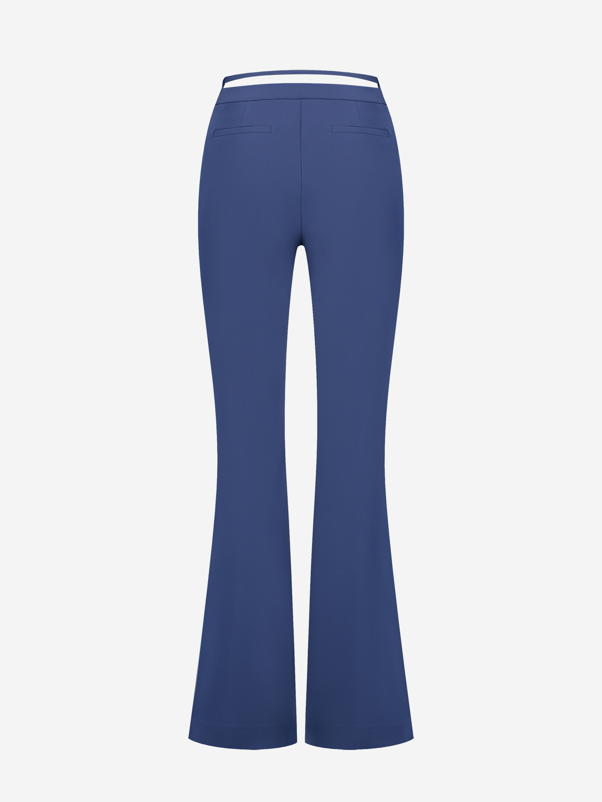 Flared pants with high waist