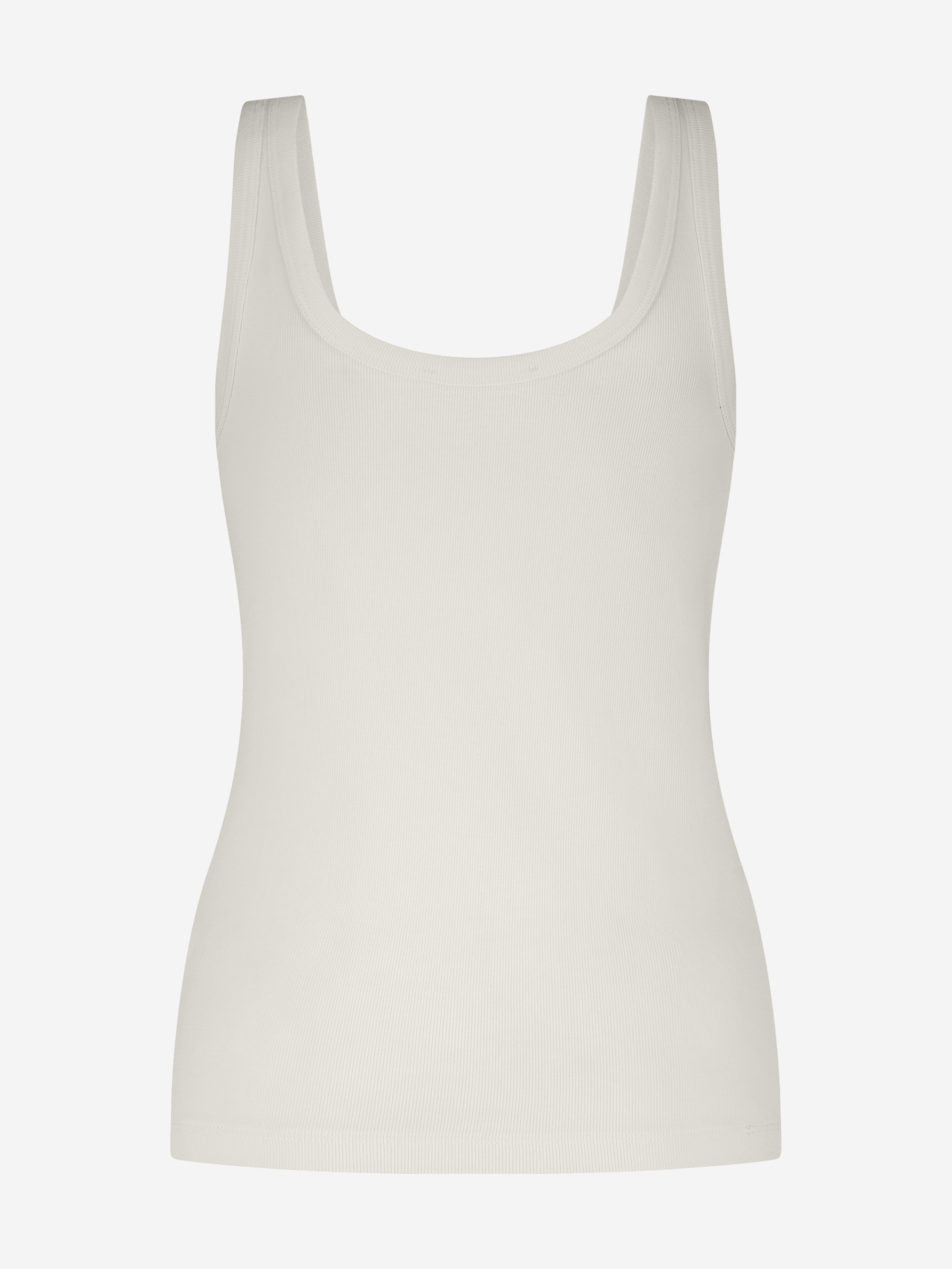 Geribbelde tanktop met FH logo bij hals