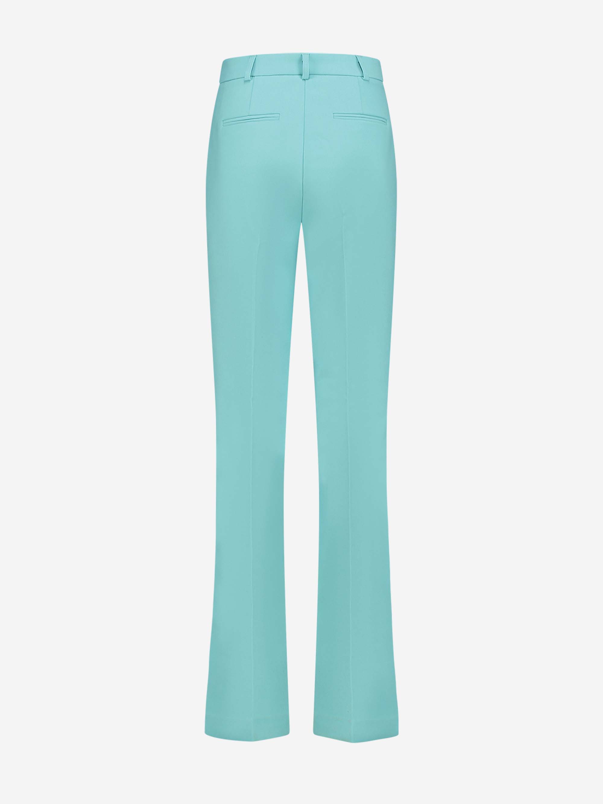 Fitted trousers with mid rise