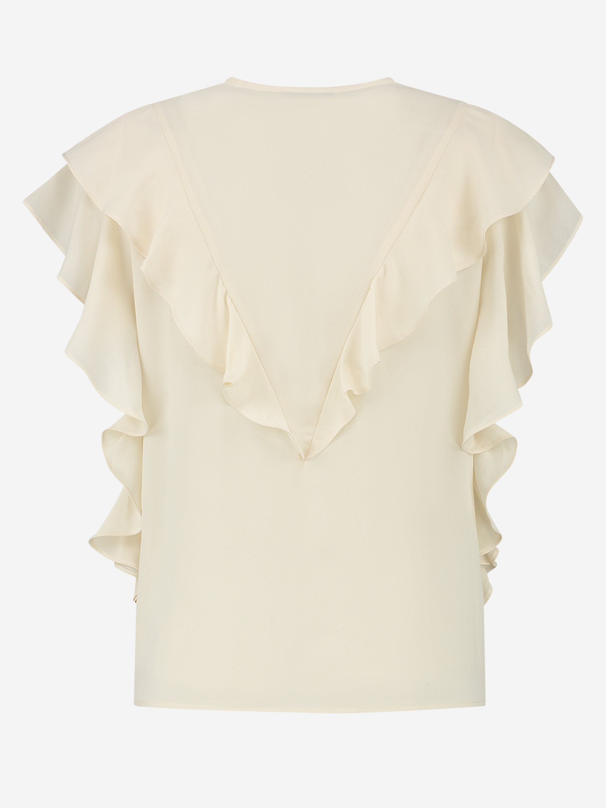 blouse with ruffles