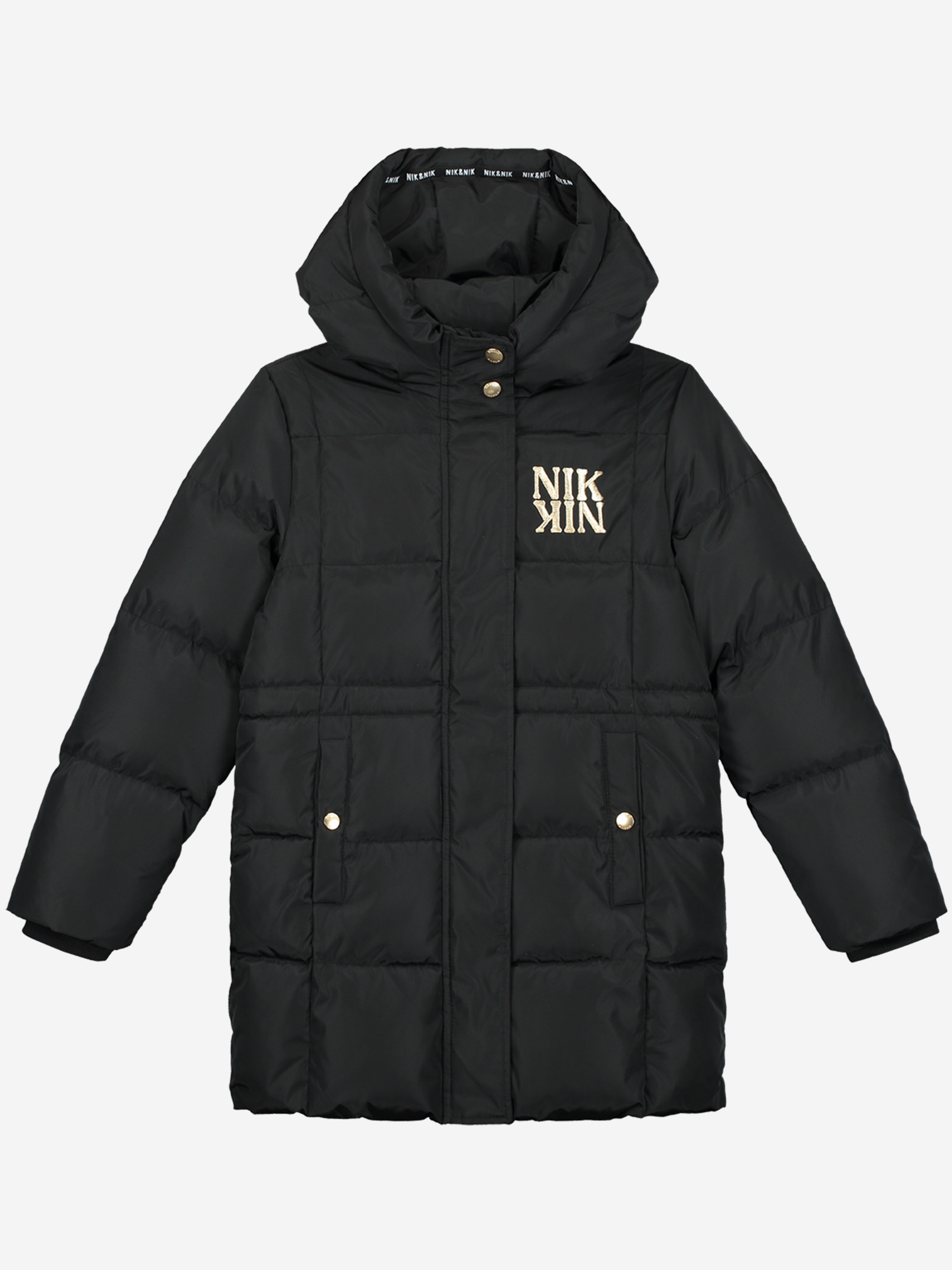 Puffer jas met capuchon en NIK&NIK logo