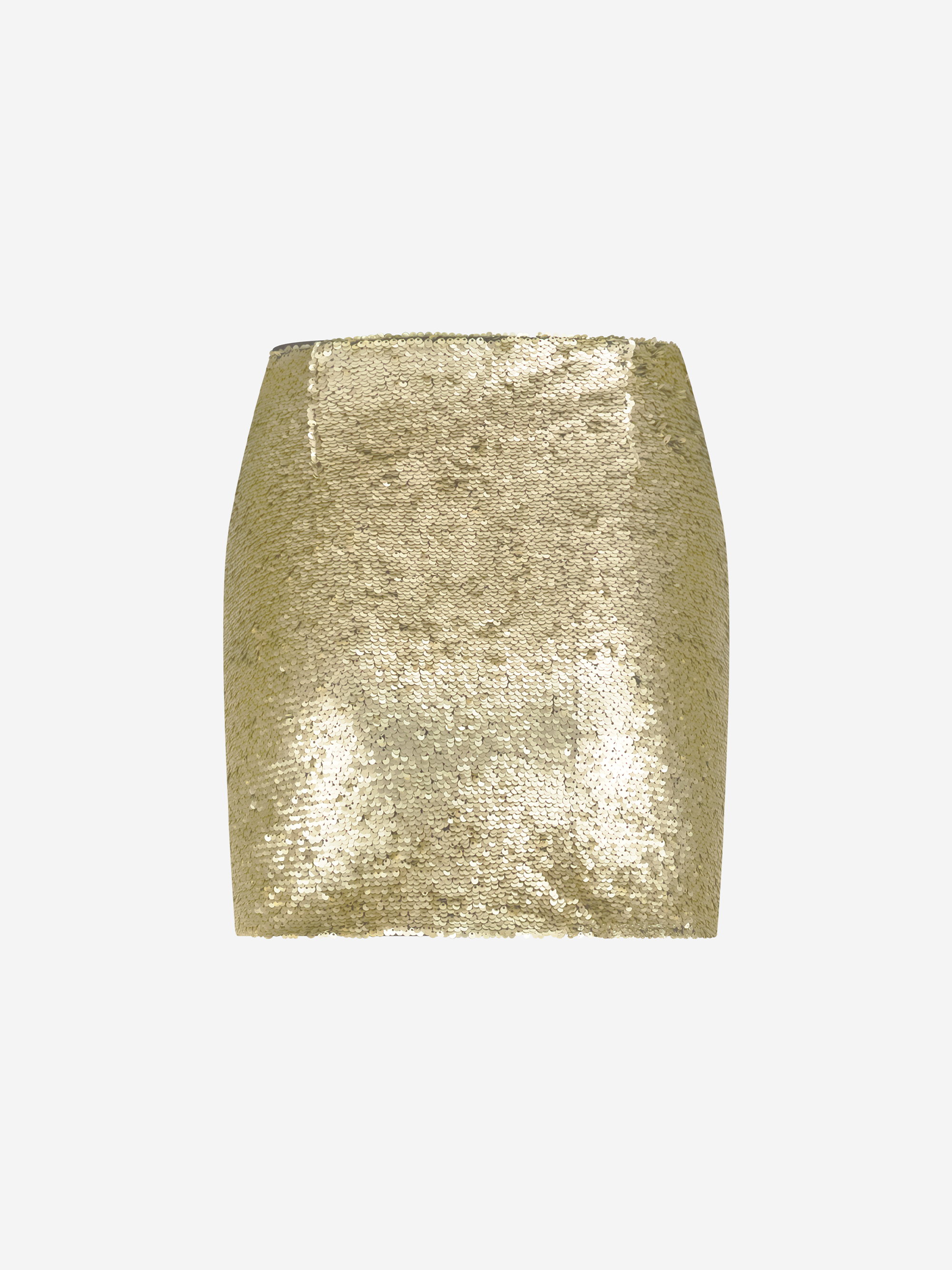 Short skirt with sequins